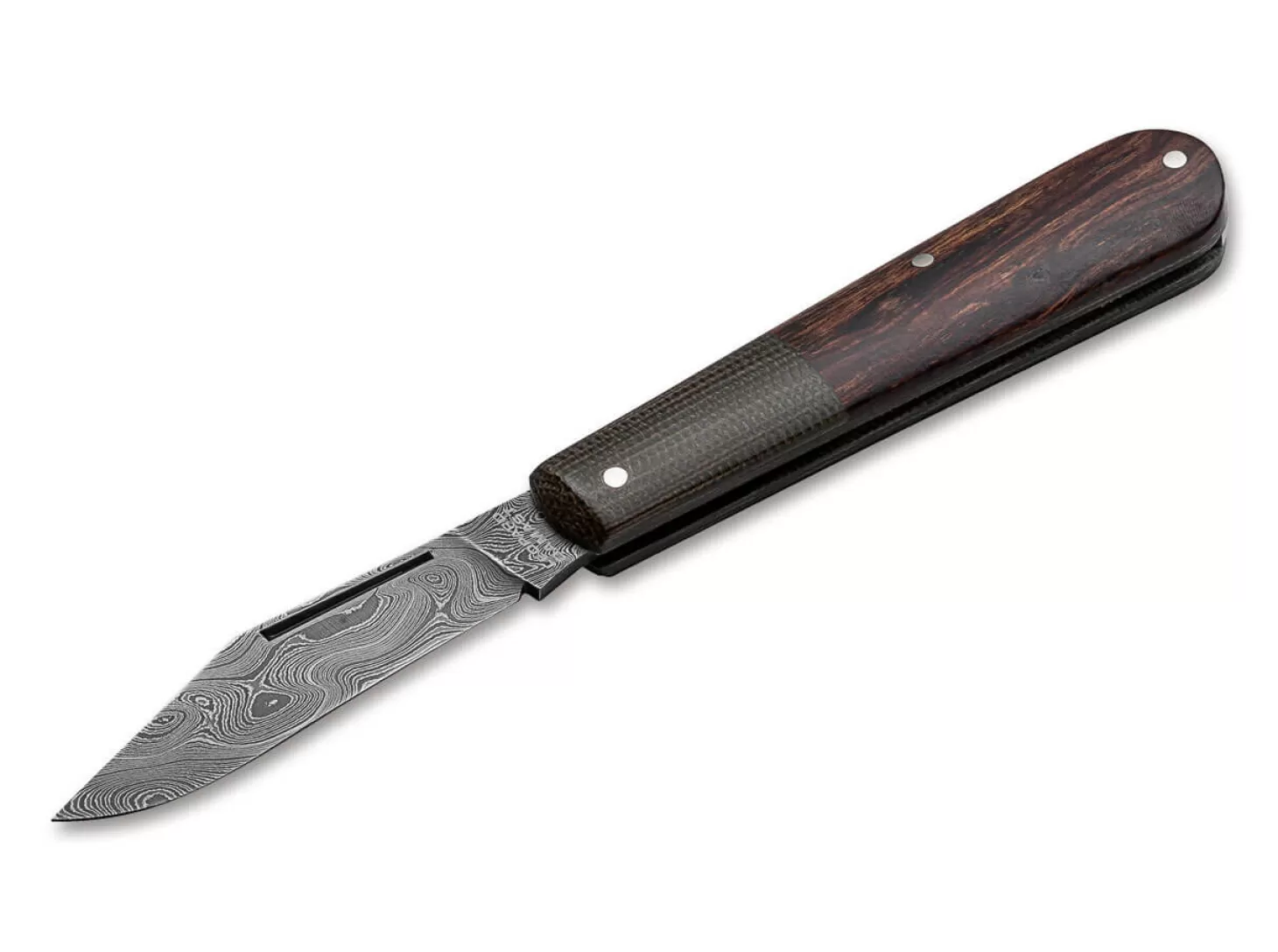 Hot Barlow Integral Leopard-Damast Slipjoint-Messer