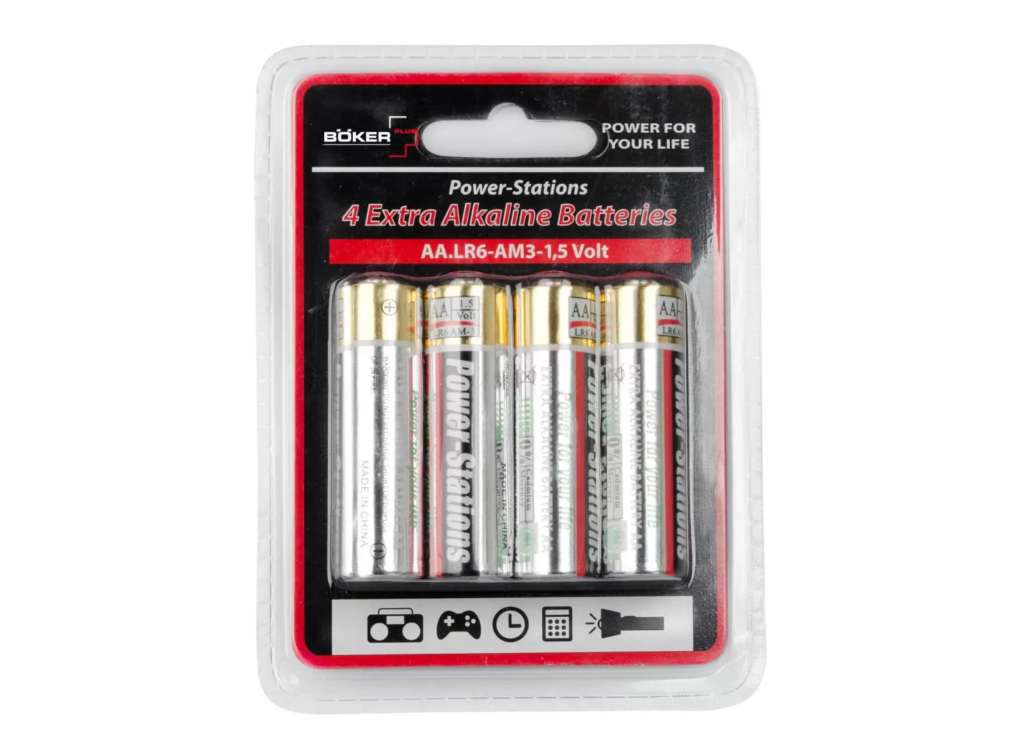 New Batterie-Set 4 x AA Akkus & Batterien