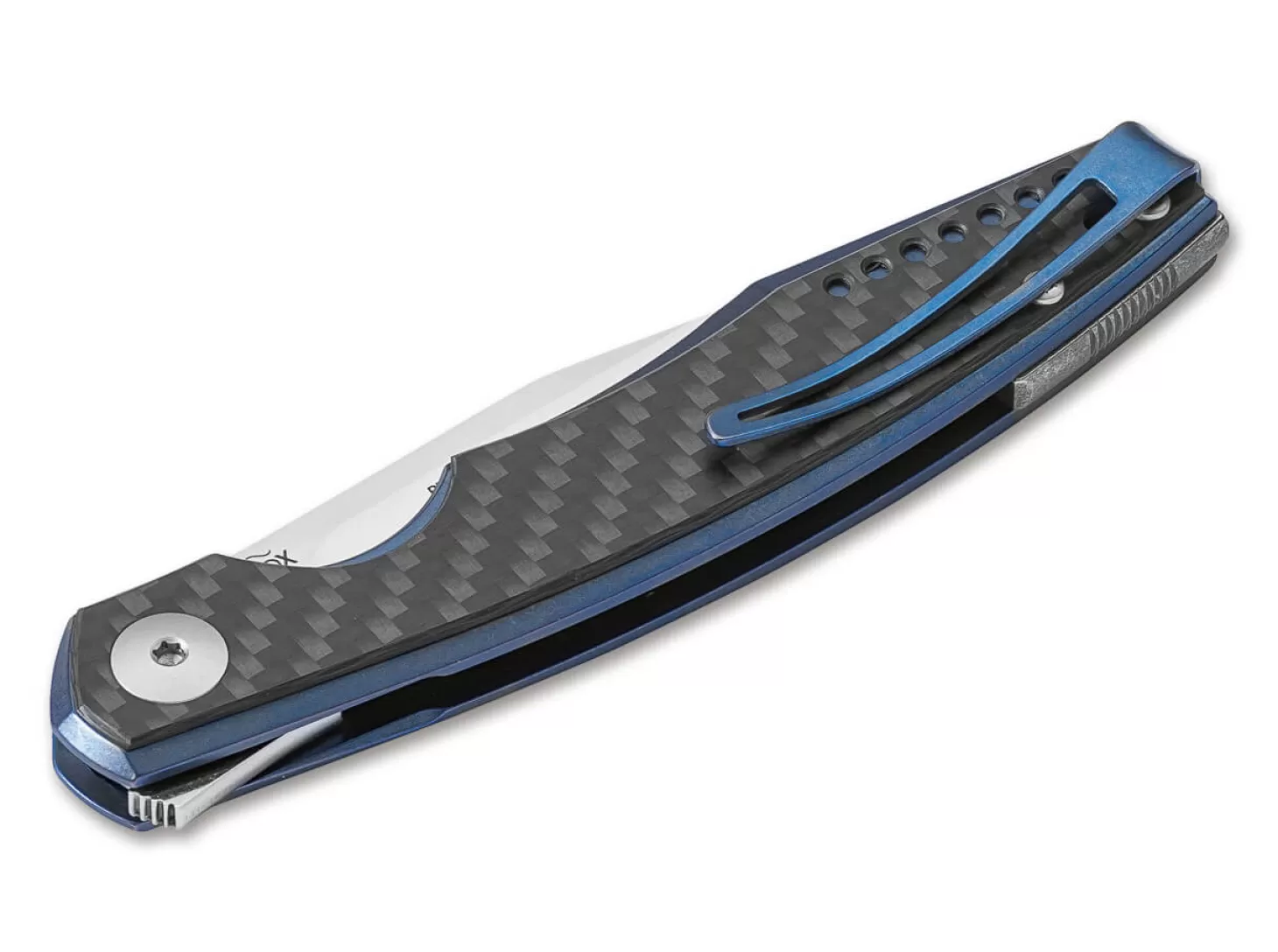 New Belone Carbon Blue Gentlemanmesser