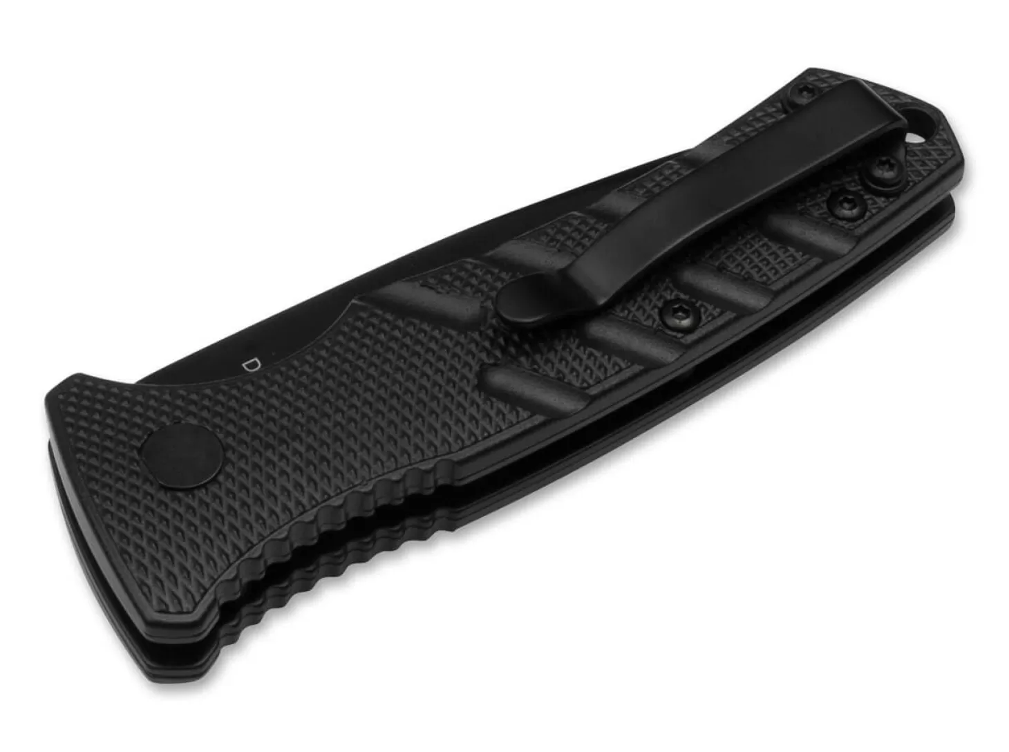 Flash Sale BHQ Mini Strike Droppoint All Black Taktische Messer