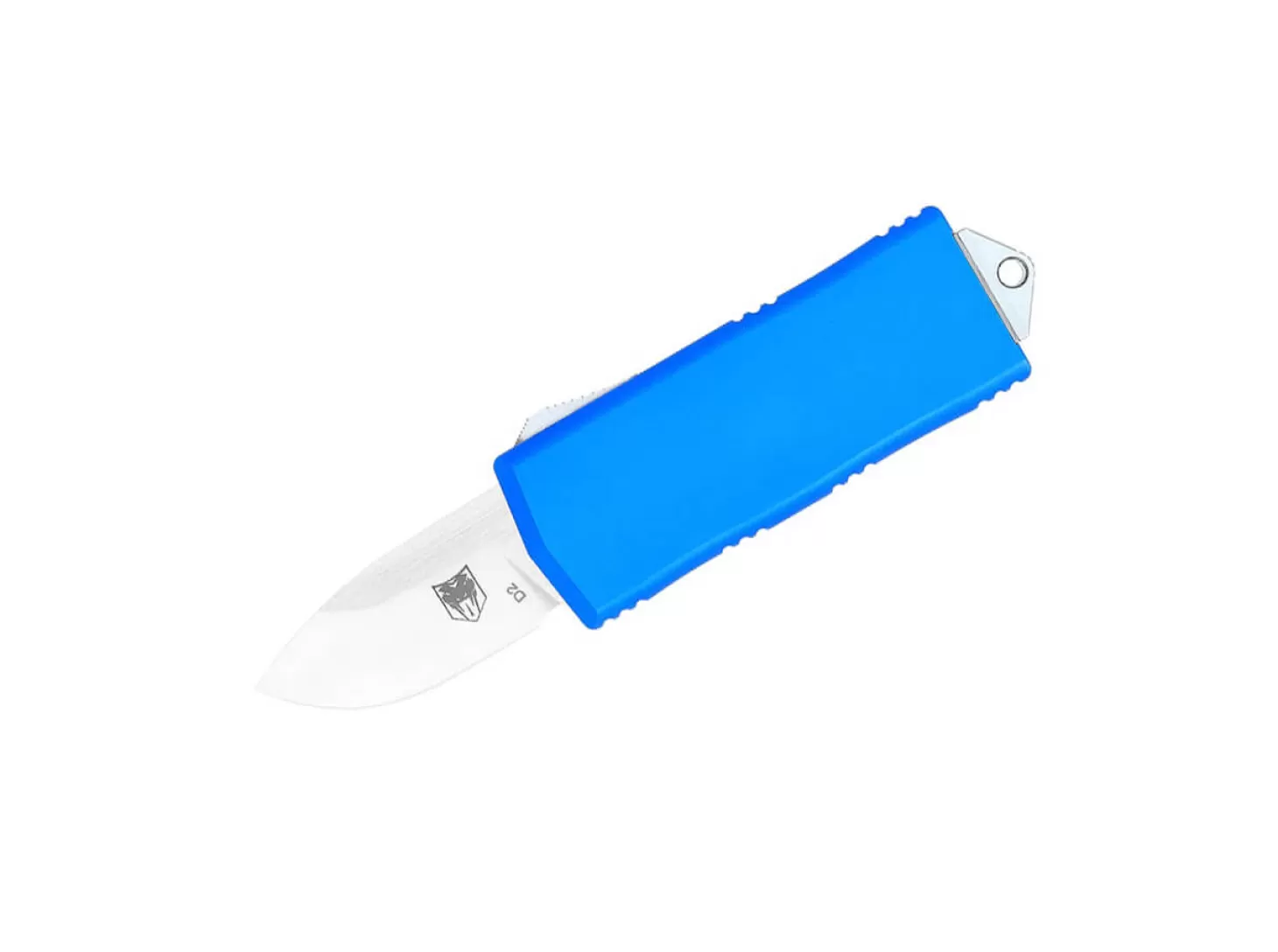 Hot Blue OTF Money Clip Drop Not Serrated OTF-Messer