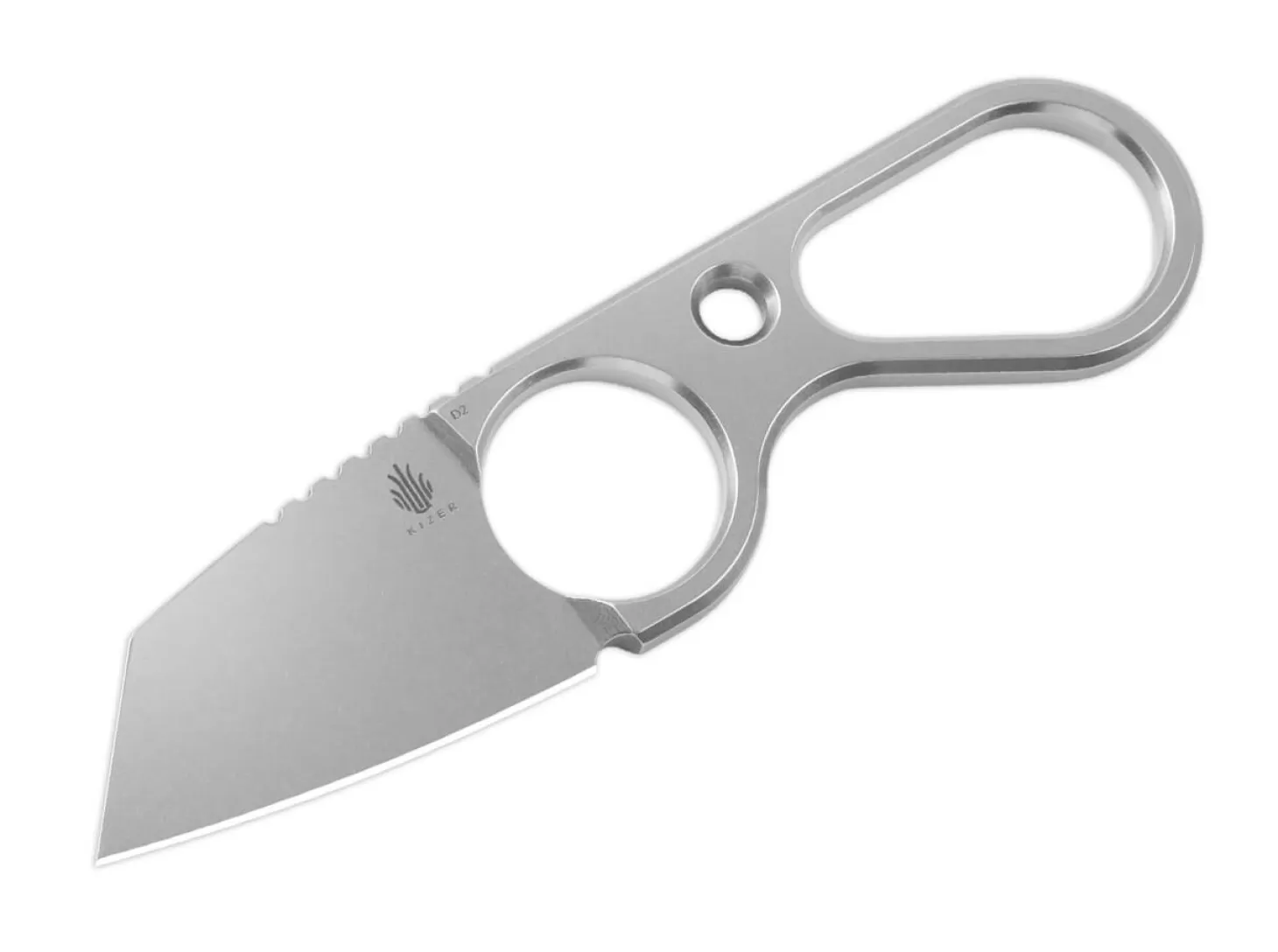 Hot Bowtie D2 Stonewashed EDC-Messer