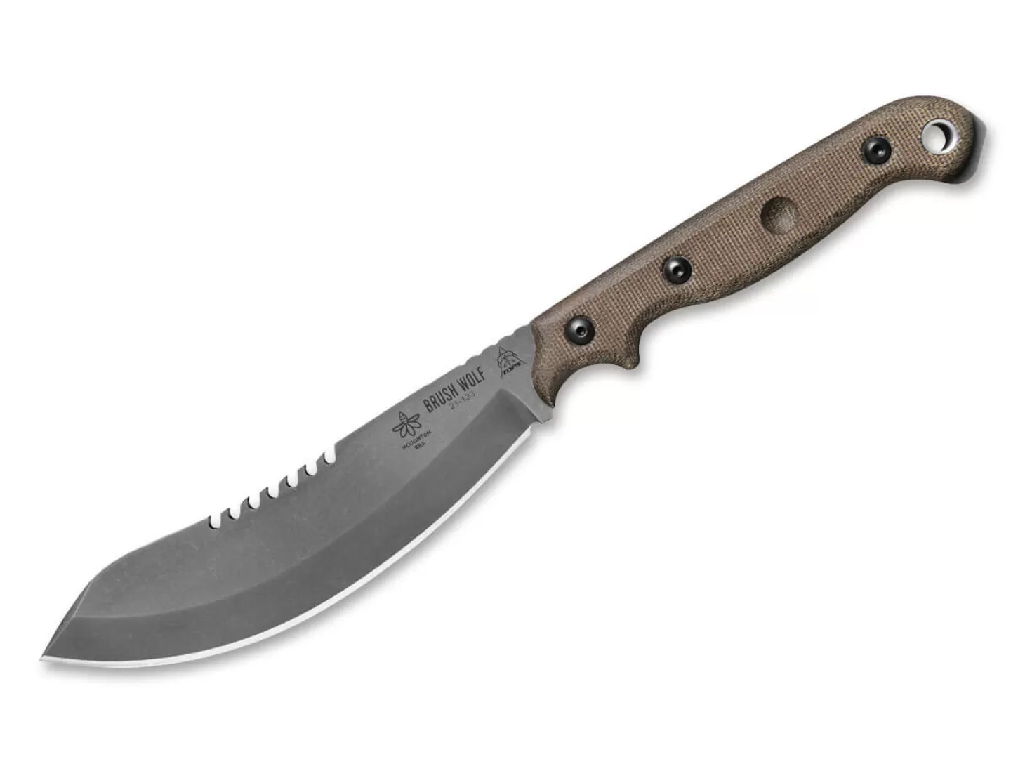 Flash Sale Brush Wolf Bushcraftmesser