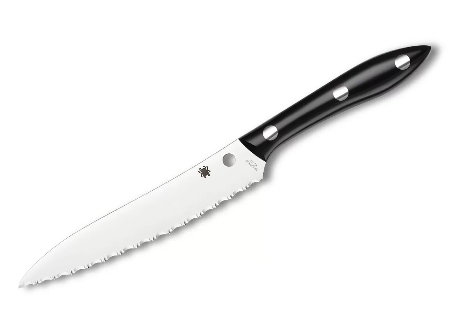 Flash Sale Chefmesser Black Corian Serrated Chefmesser