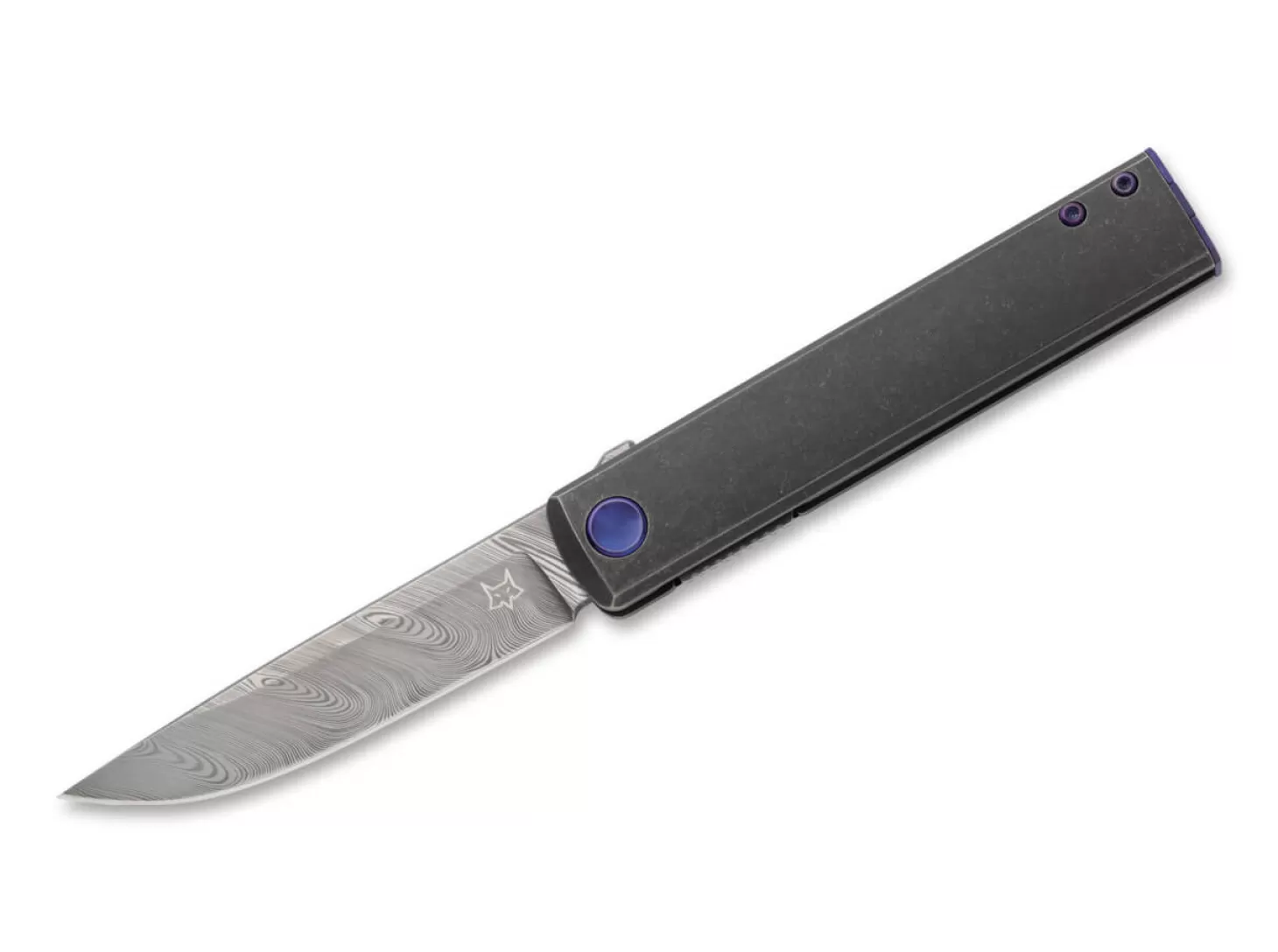 Online Chnops Damascus Titanium Black Sammlermesser