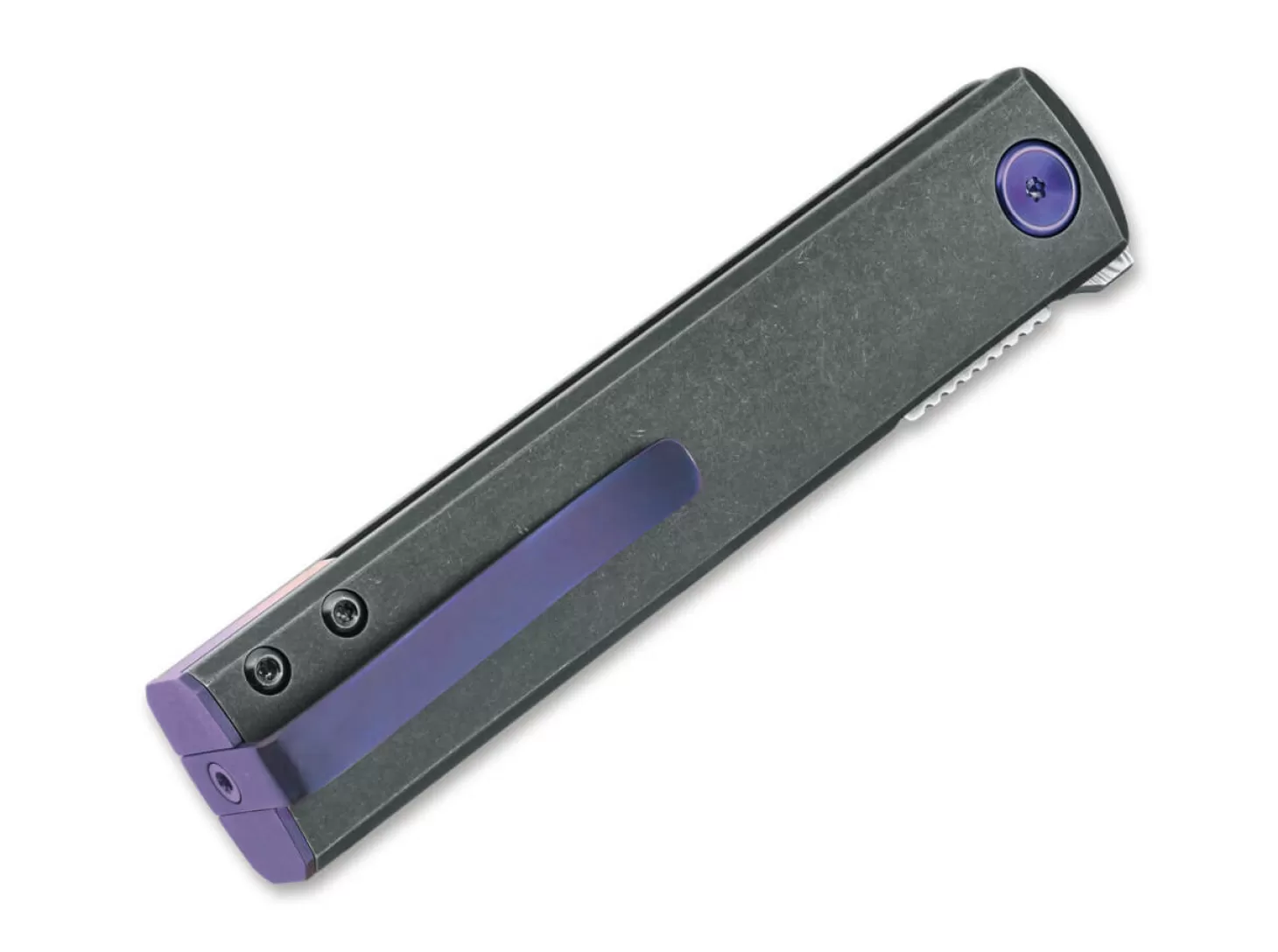 Online Chnops Damascus Titanium Black Sammlermesser