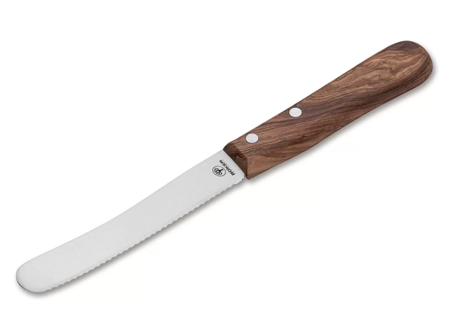 New Classic Buckelsmesser mit Welle Olive Wellenschliffmesser