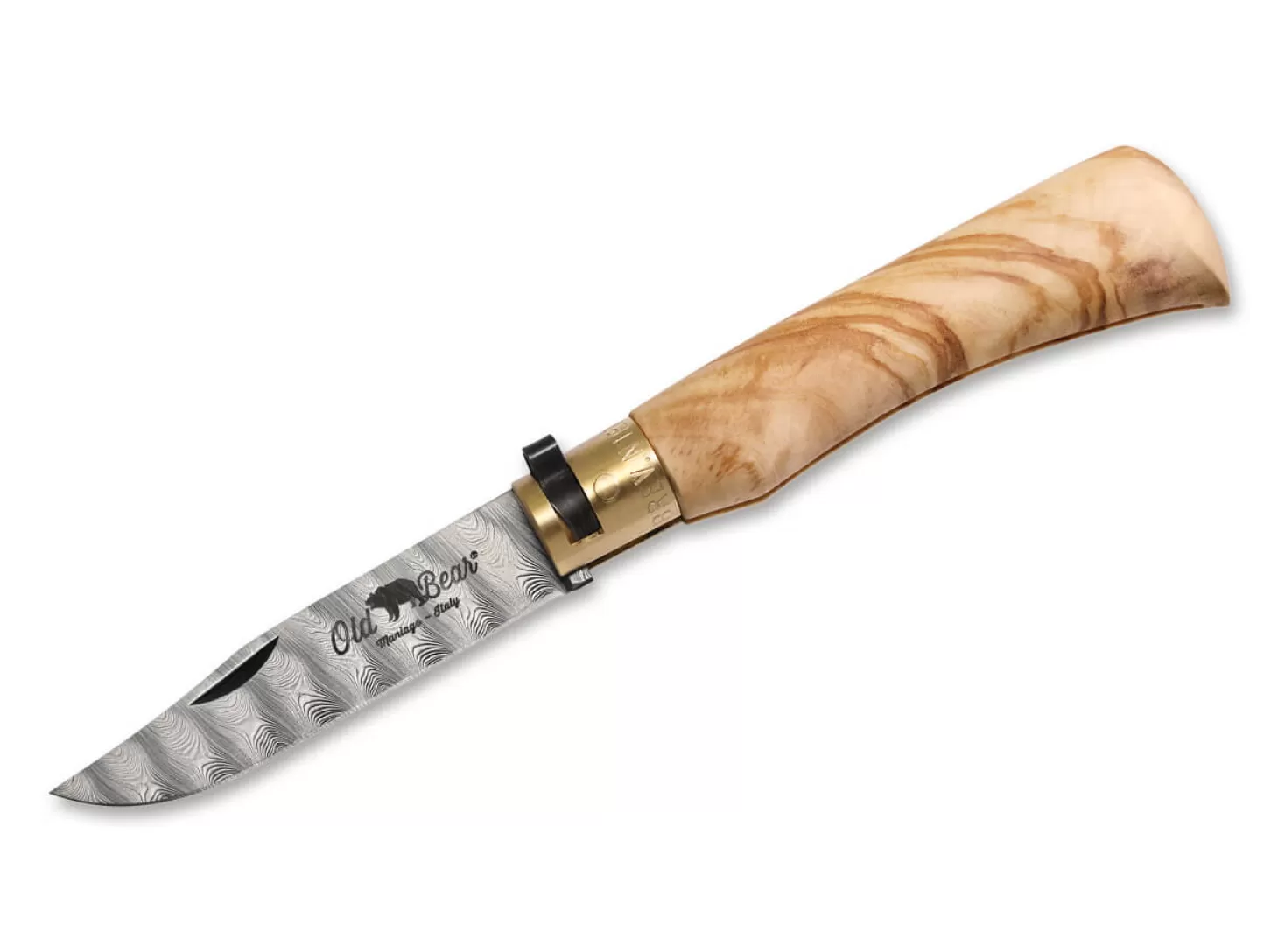Hot Collection M Damascus Olive Zweihandmesser
