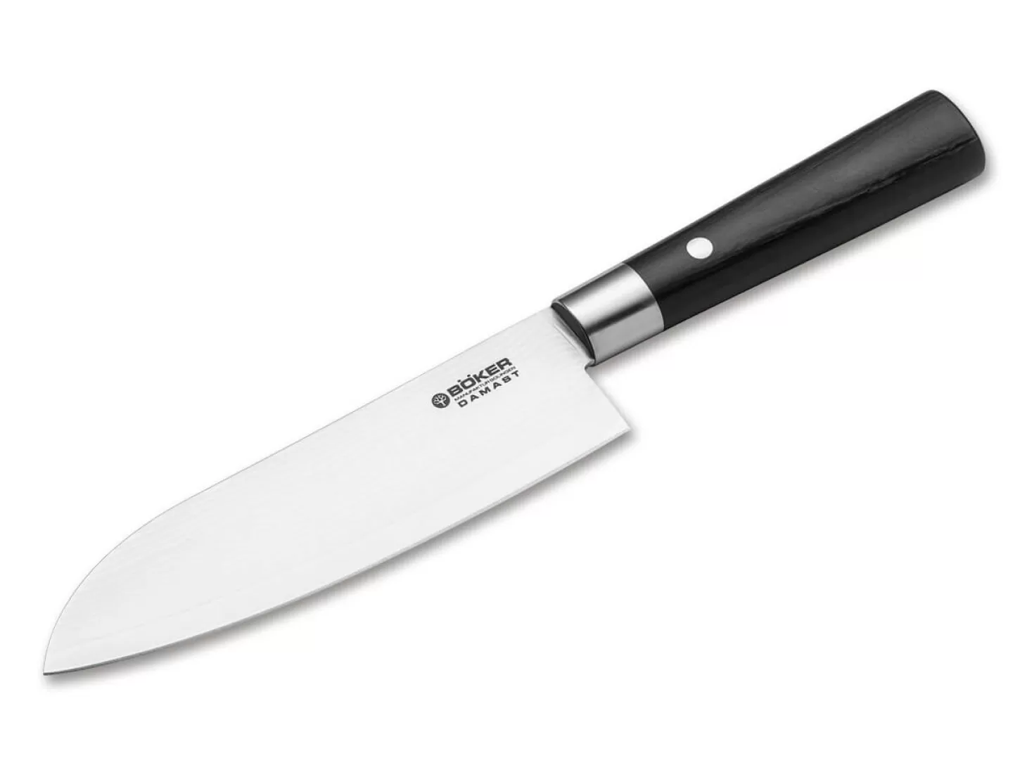 Online Damast Black Santoku Santokumesser