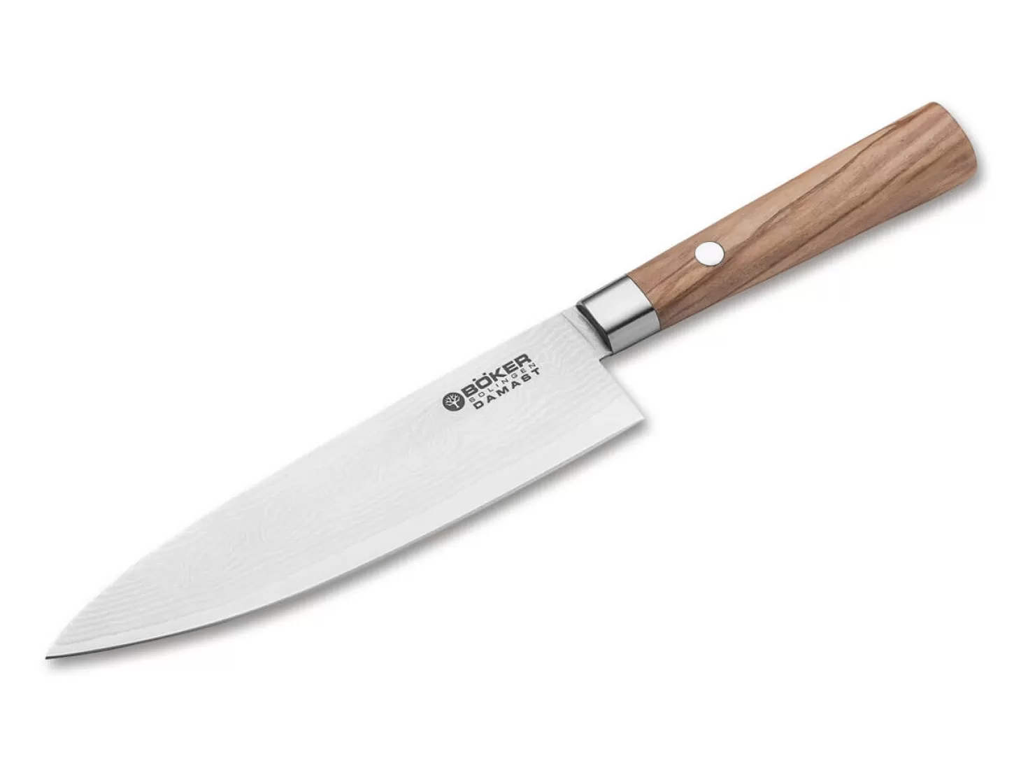 Shop Damast Olive Chefmesser Klein Damastmesser