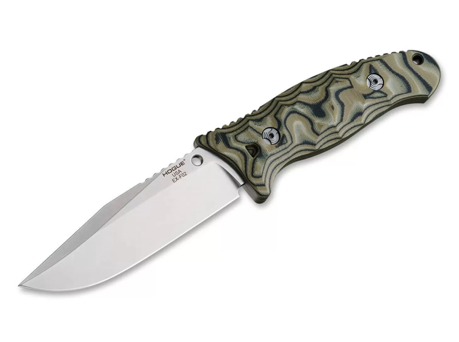 Flash Sale EX-F02 4.5 Satin G-Mascus Green Taktische Messer