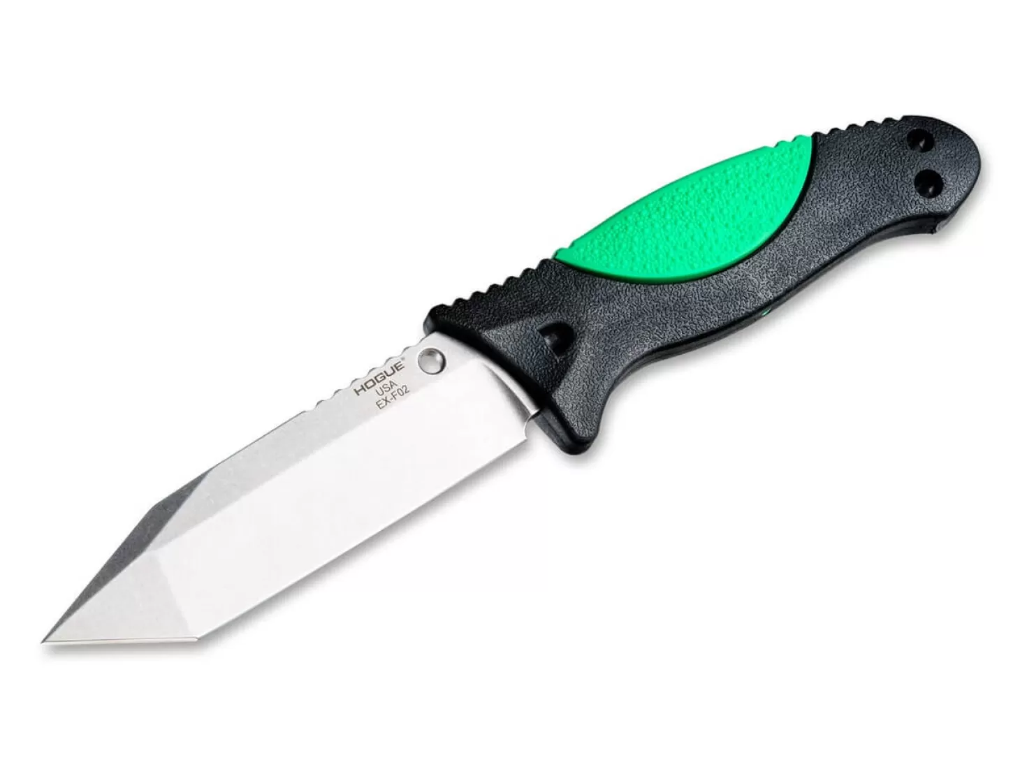 Hot EX-F02 4.5 Satin Tanto Rubber Mint Einsatzmesser