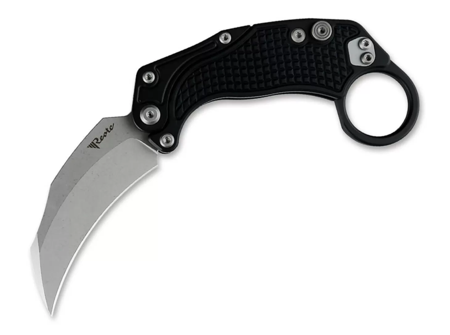 Fashion EXO-K Black Anodized Stonewashed Karambits