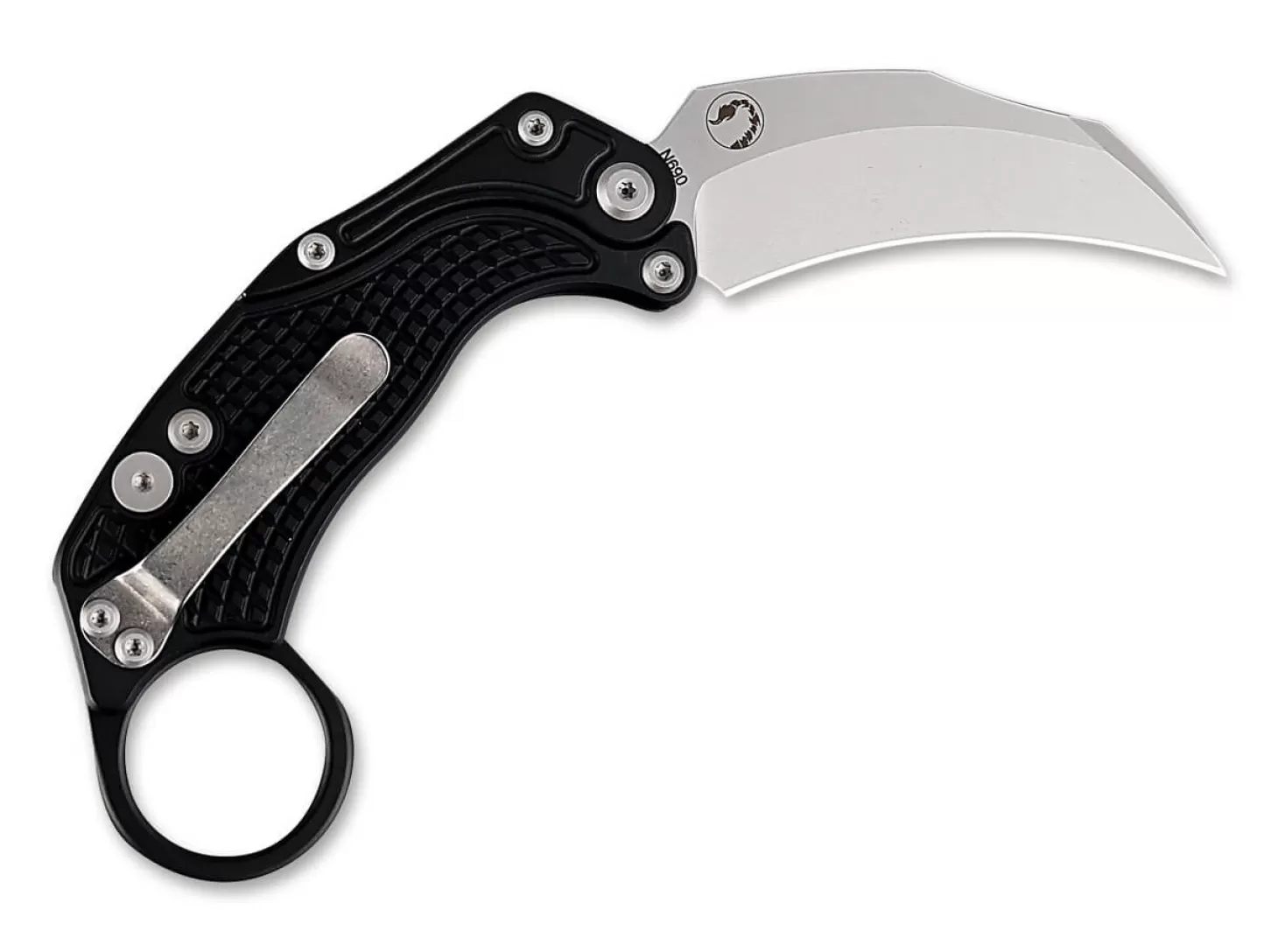 Fashion EXO-K Black Anodized Stonewashed Karambits