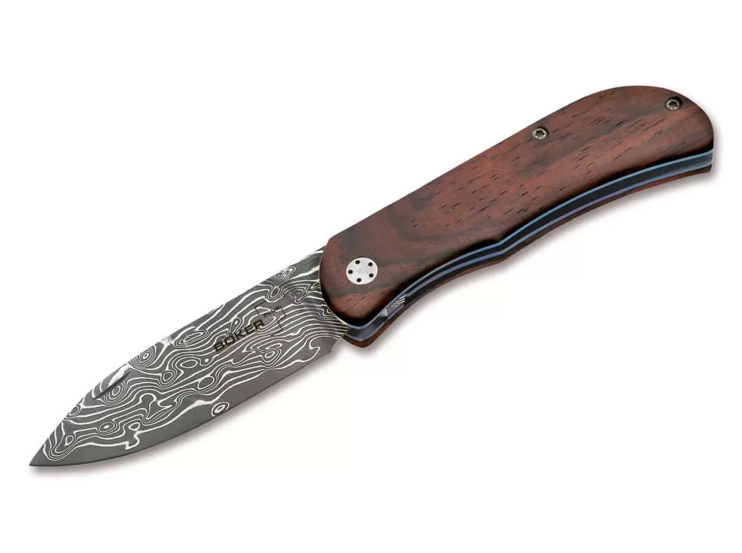 Hot Exskelibur II Cocobolo Damast Sammlermesser