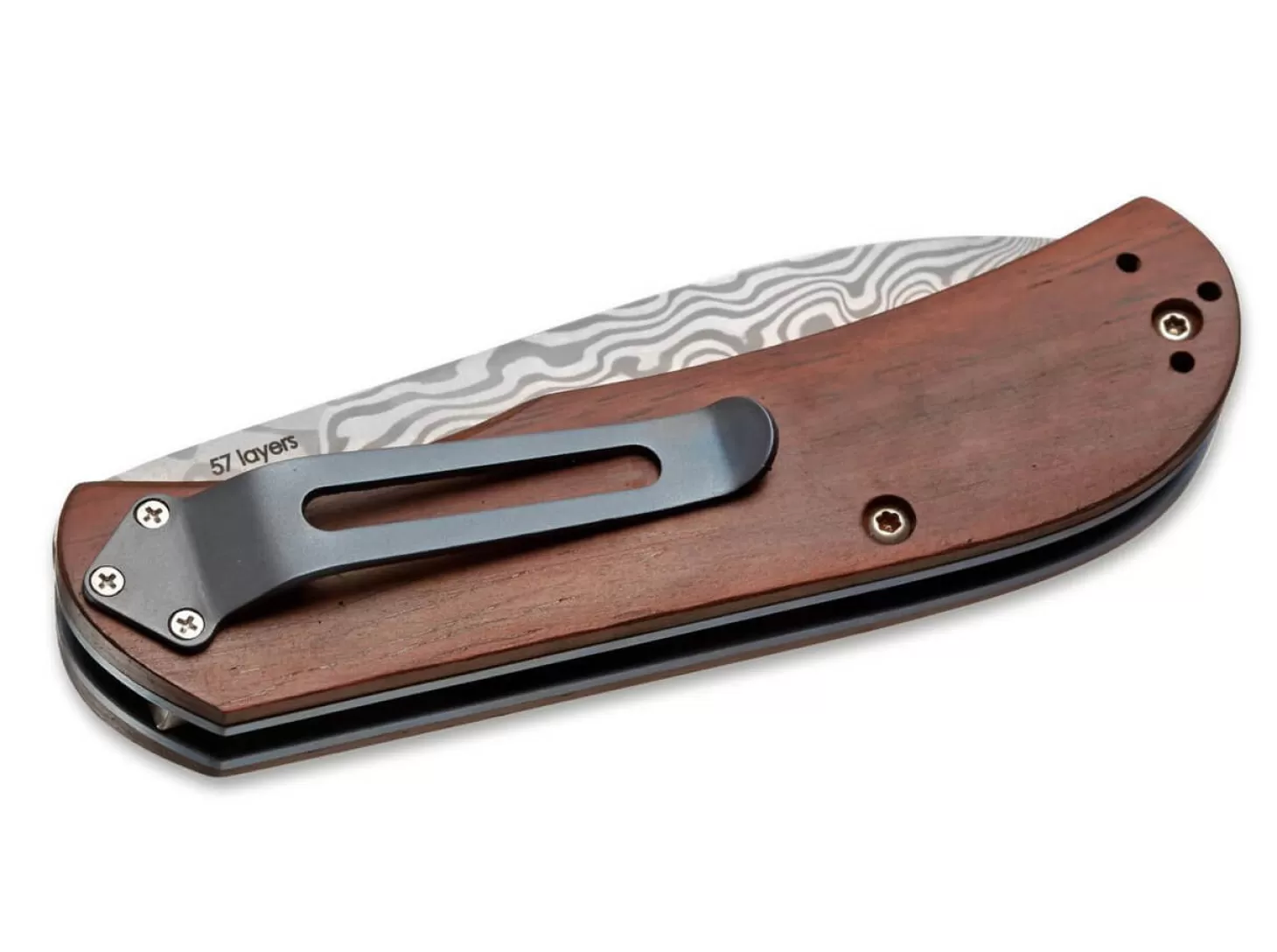 Hot Exskelibur II Cocobolo Damast Sammlermesser