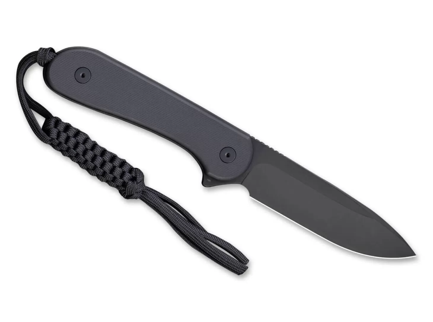 Hot Fixed Blade Elementum All Black EDC-Messer