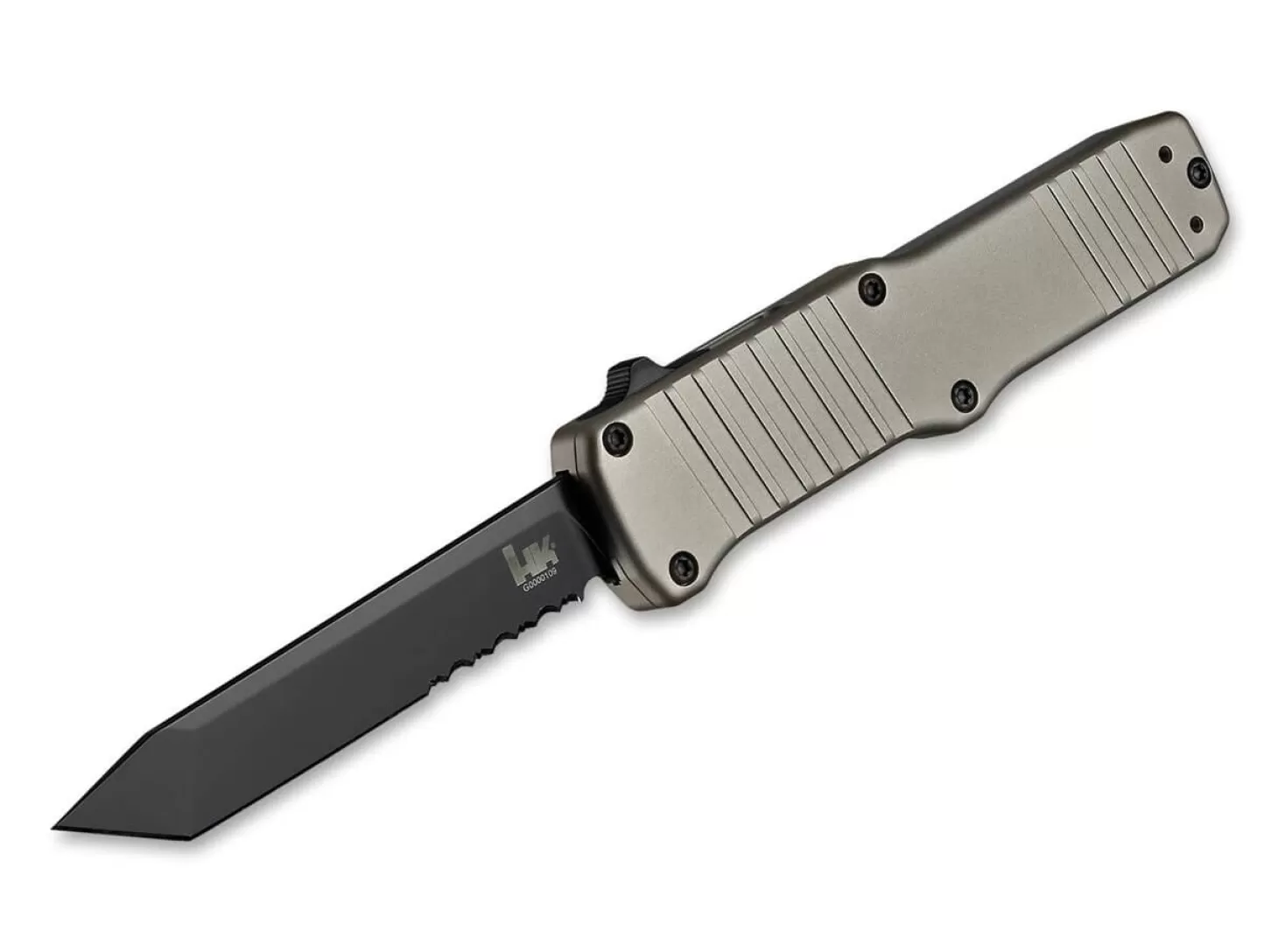 Cheap Hadron OTF Tanto Grey OTF-Messer