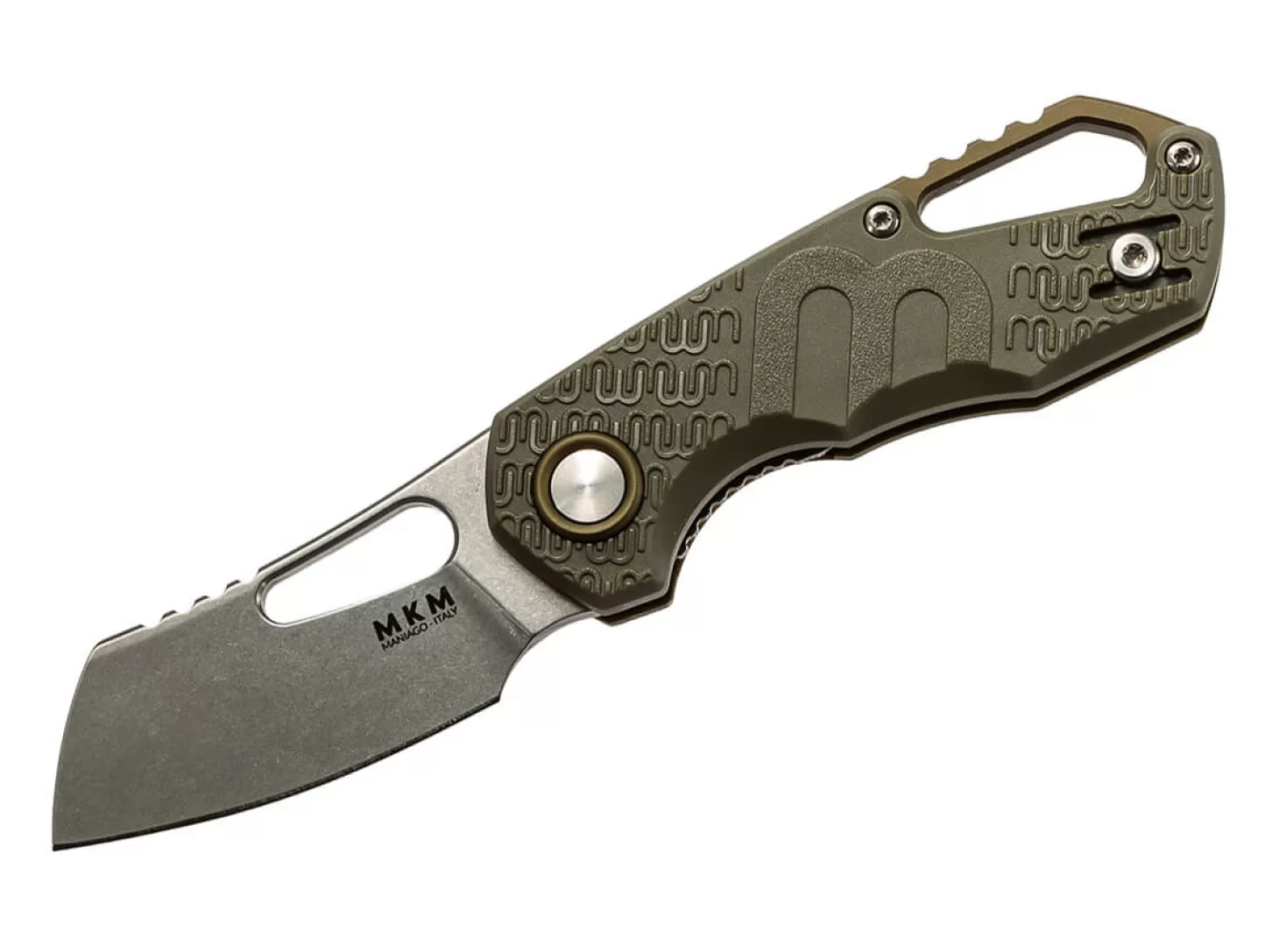 Hot Isonzo Green Cleaver Outdoormesser