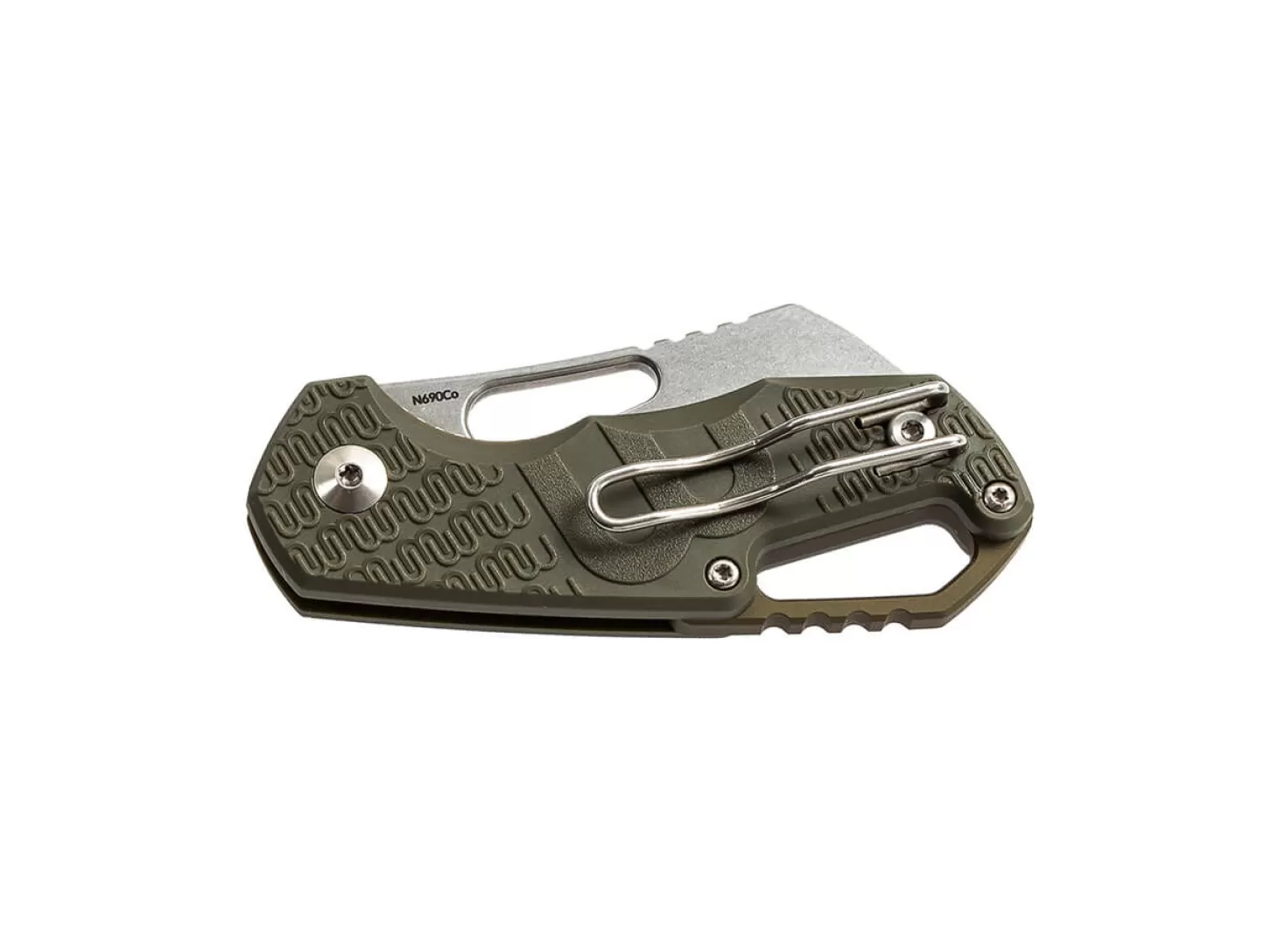 Hot Isonzo Green Cleaver Outdoormesser