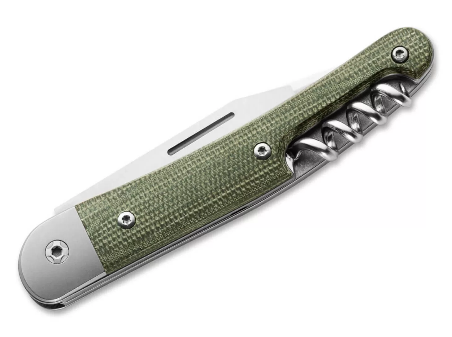 Outlet Jack Three Micarta Green Multifunktionsmesser