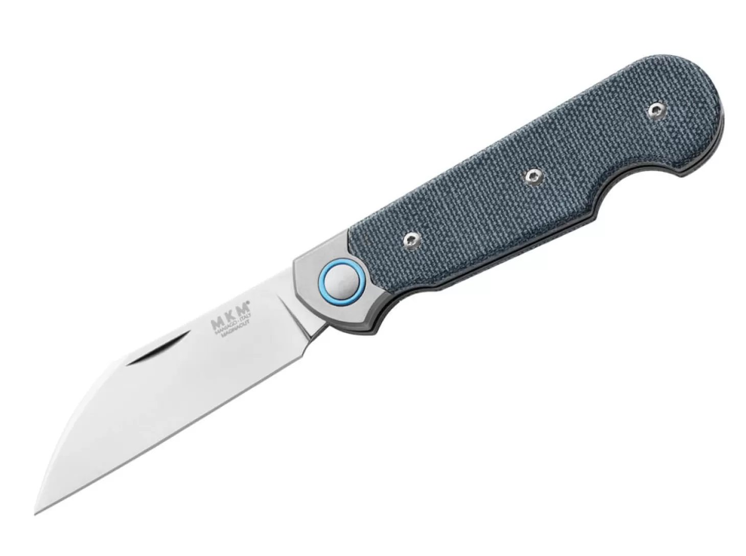 New Jaques Ti Micarta Denim Slipjoint-Messer