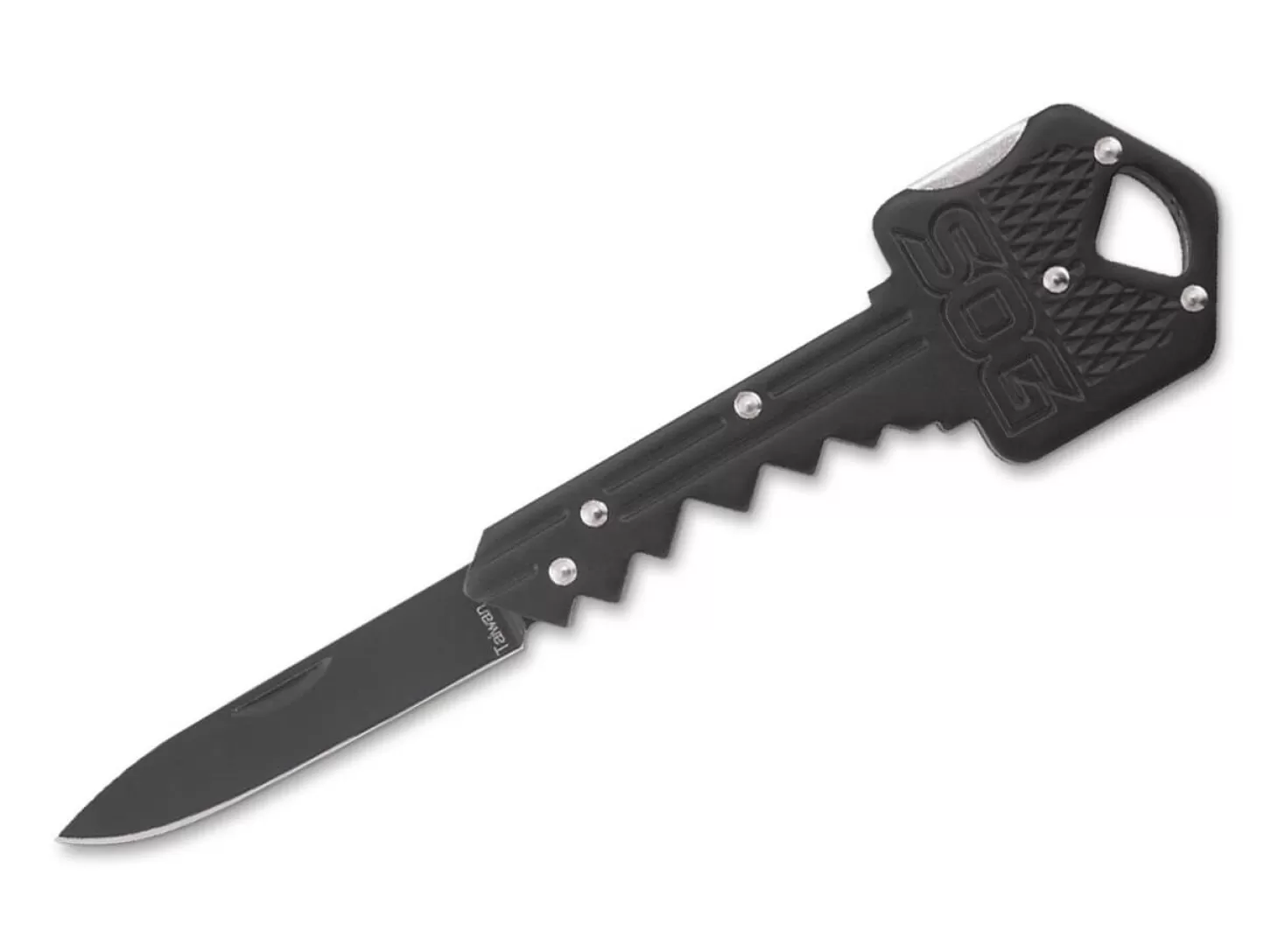 Online Key Knife Black Schlüsselbundmesser