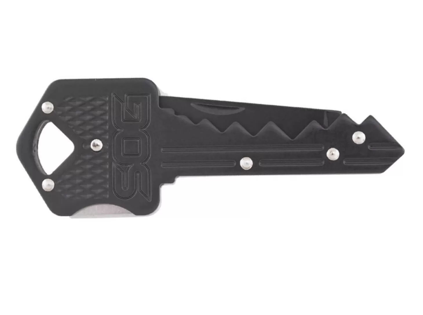 Online Key Knife Black Schlüsselbundmesser