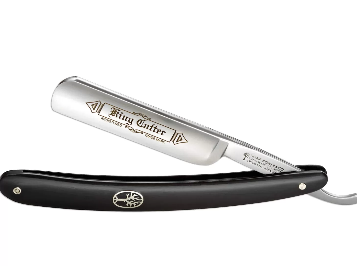 New King Cutter Black 5/8" Rasiermesser