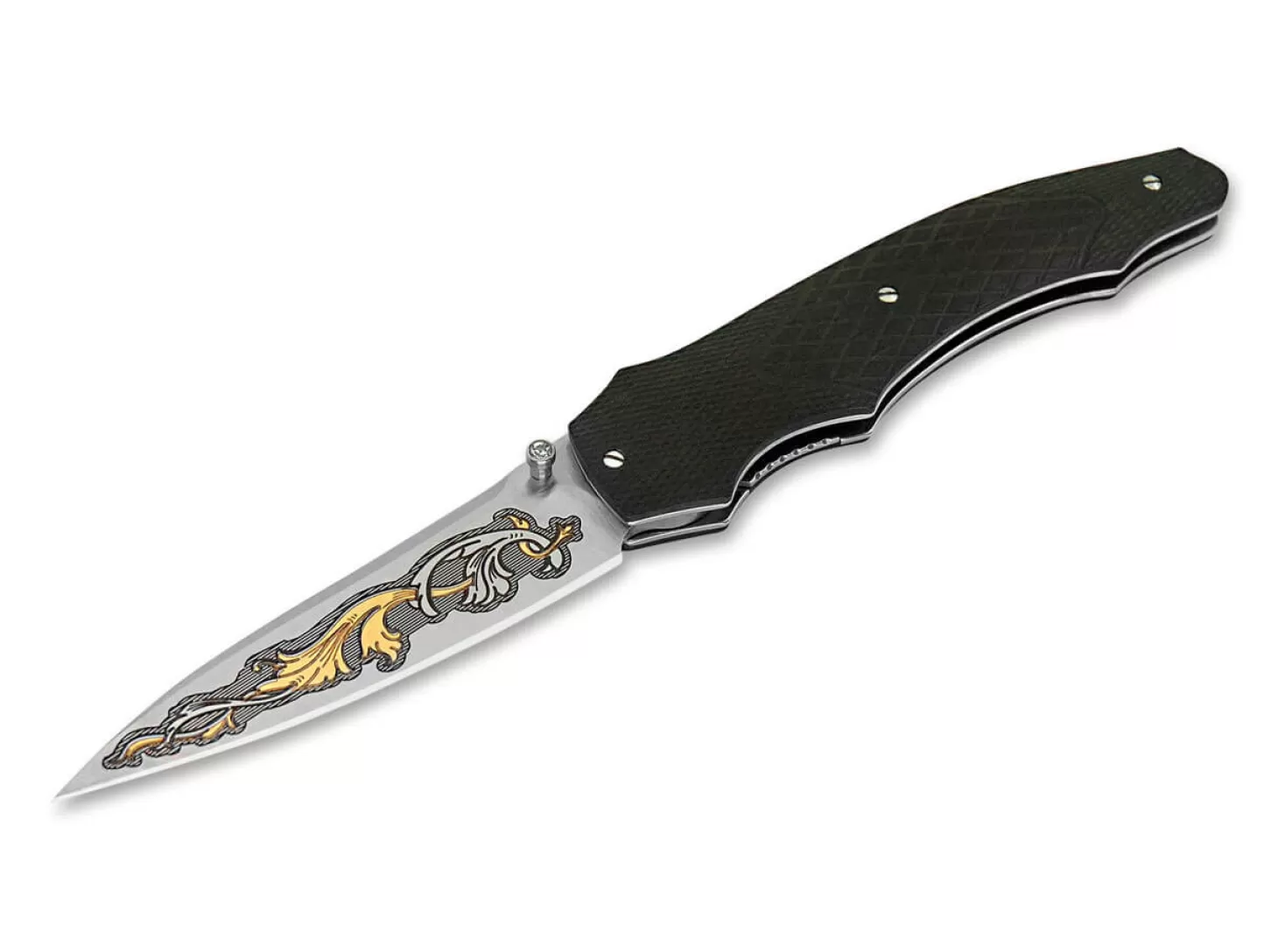 Fashion 398 KT Gold Knife Sammlermesser
