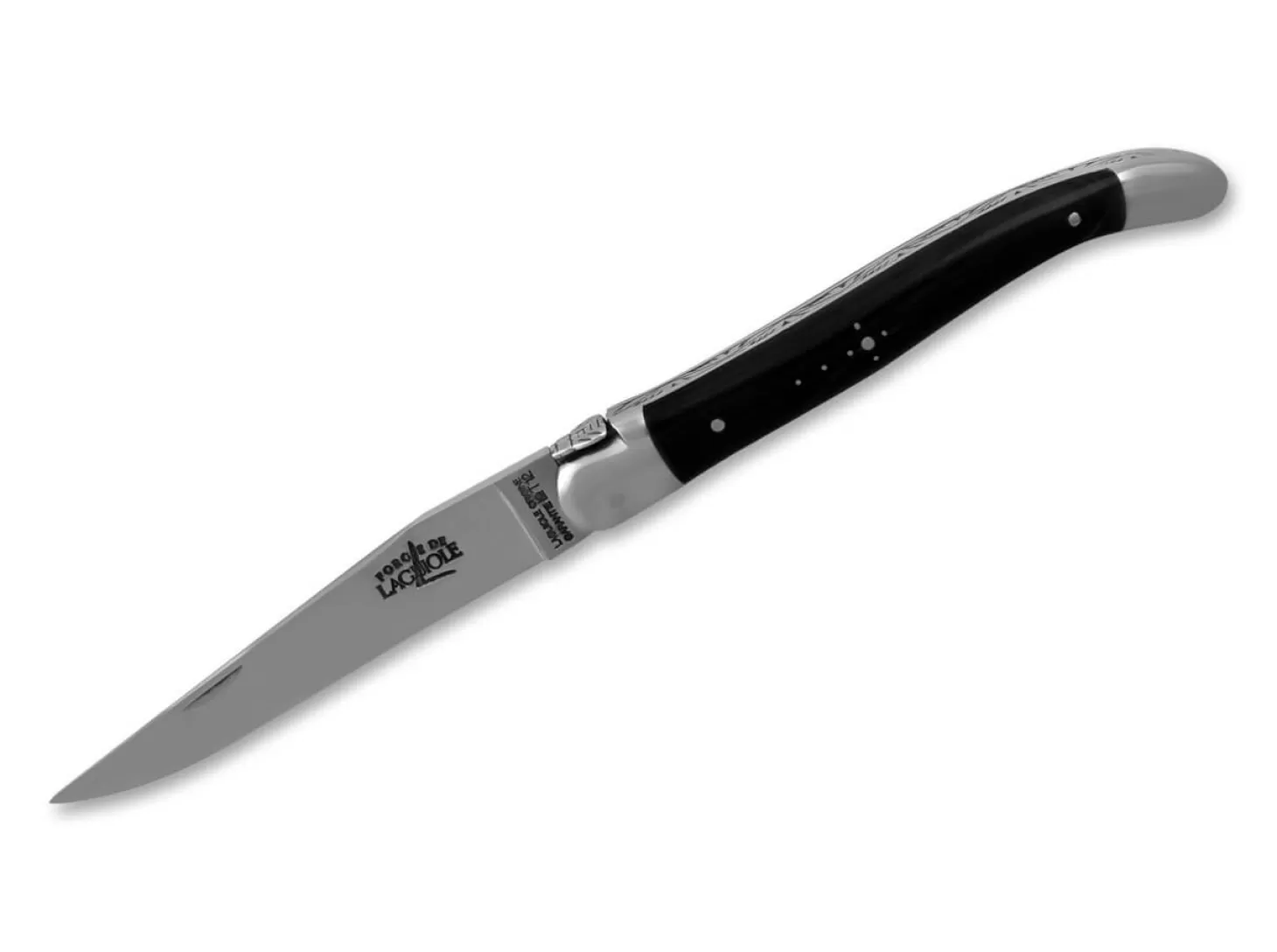 Clearance Laguiole Handziseliert Ebenholz 11 Slipjoint-Messer