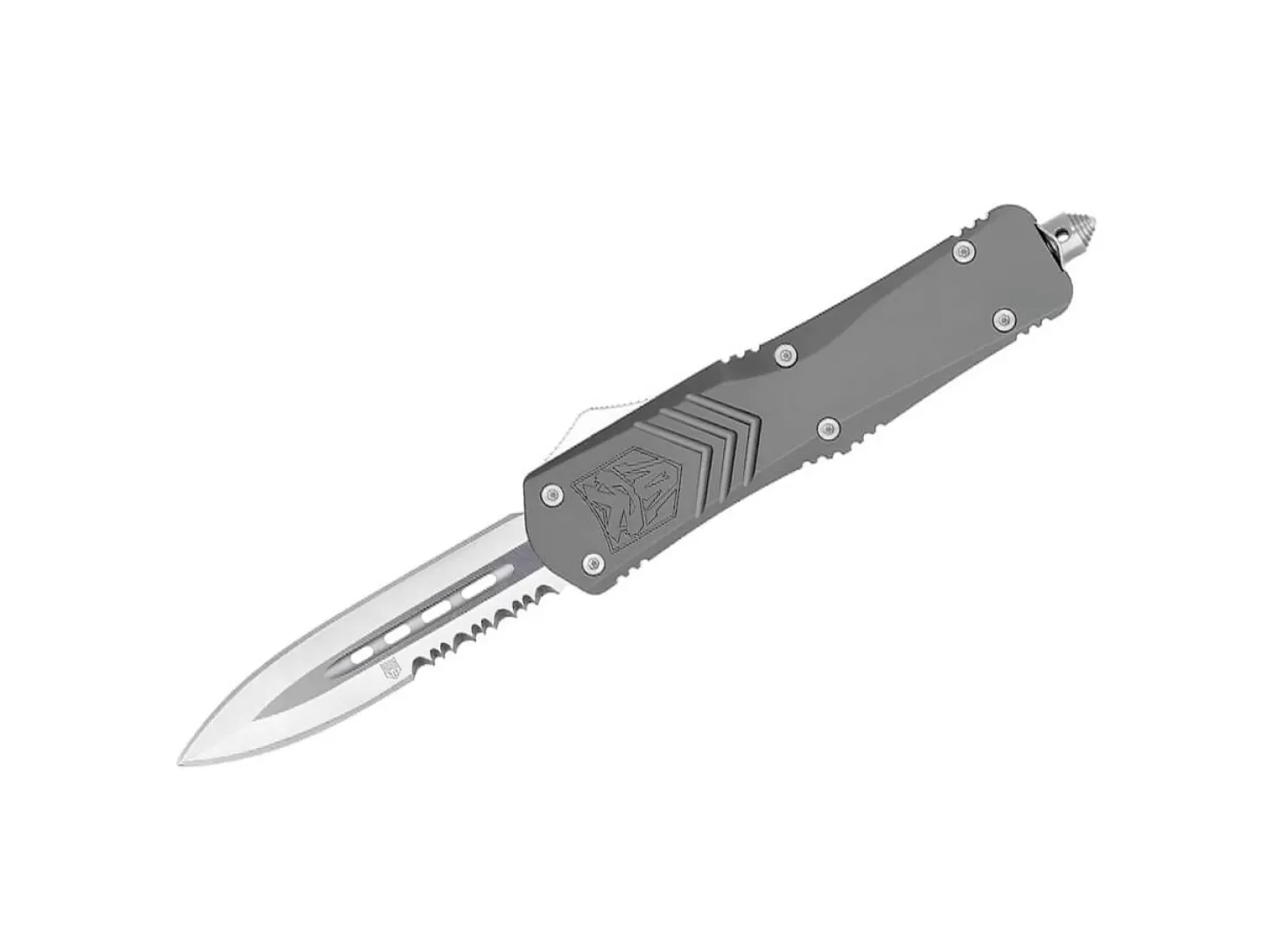 Hot Large FS-X Grey Dagger 1-Side Serrated OTF-Messer