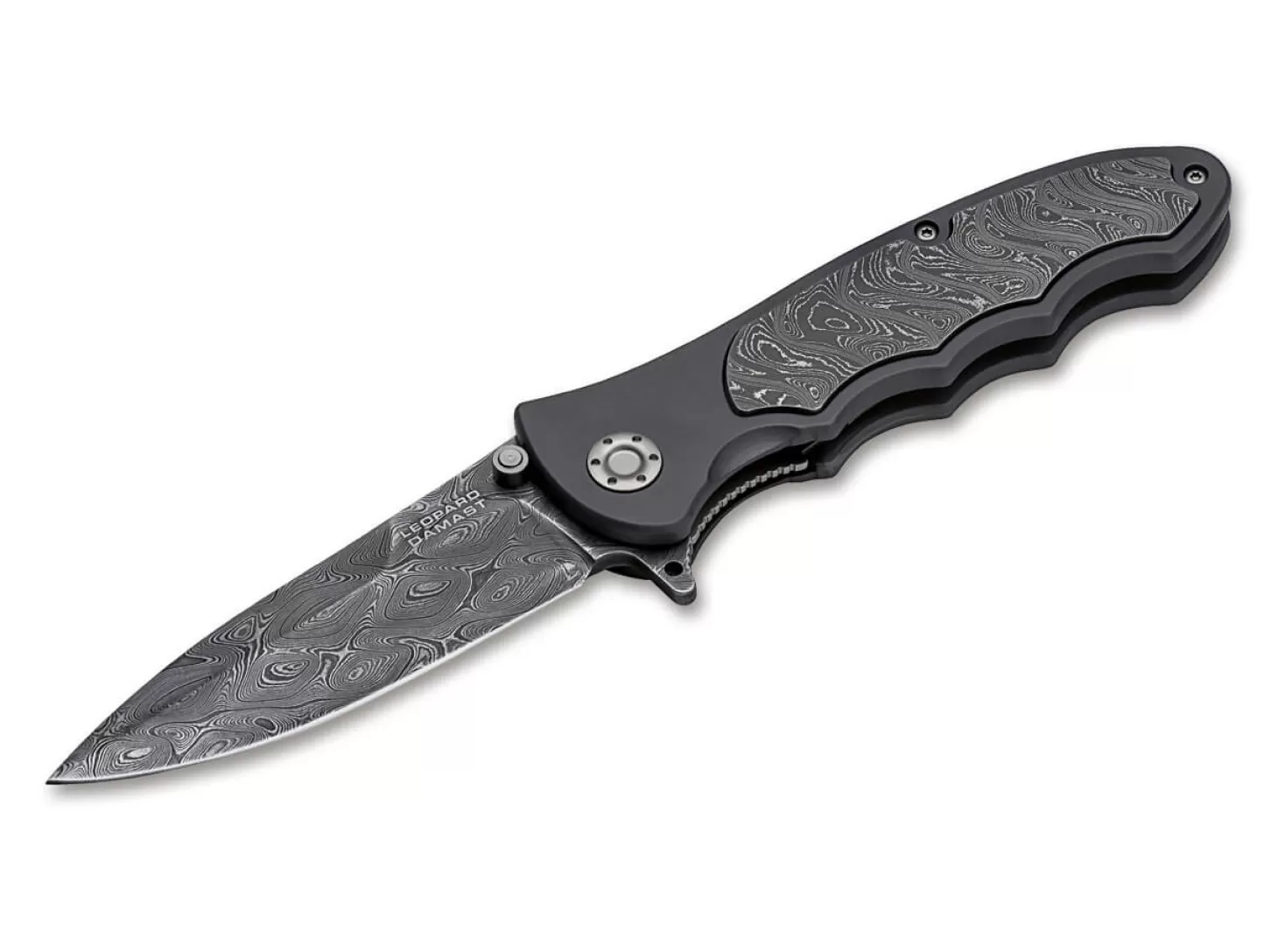 Hot Leopard-Damast III Collection Sammlermesser