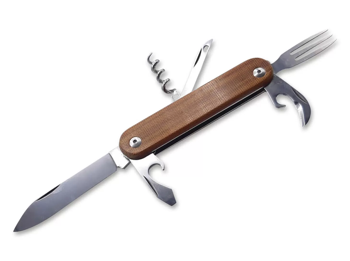 Fashion Malga 6 Natural Micarta Multifunktionsmesser