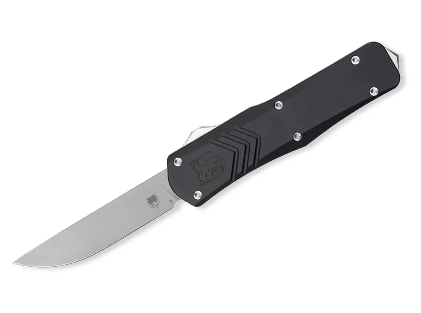Online Medium FS-X Gen II Black Drop Not Serrated OTF-Messer