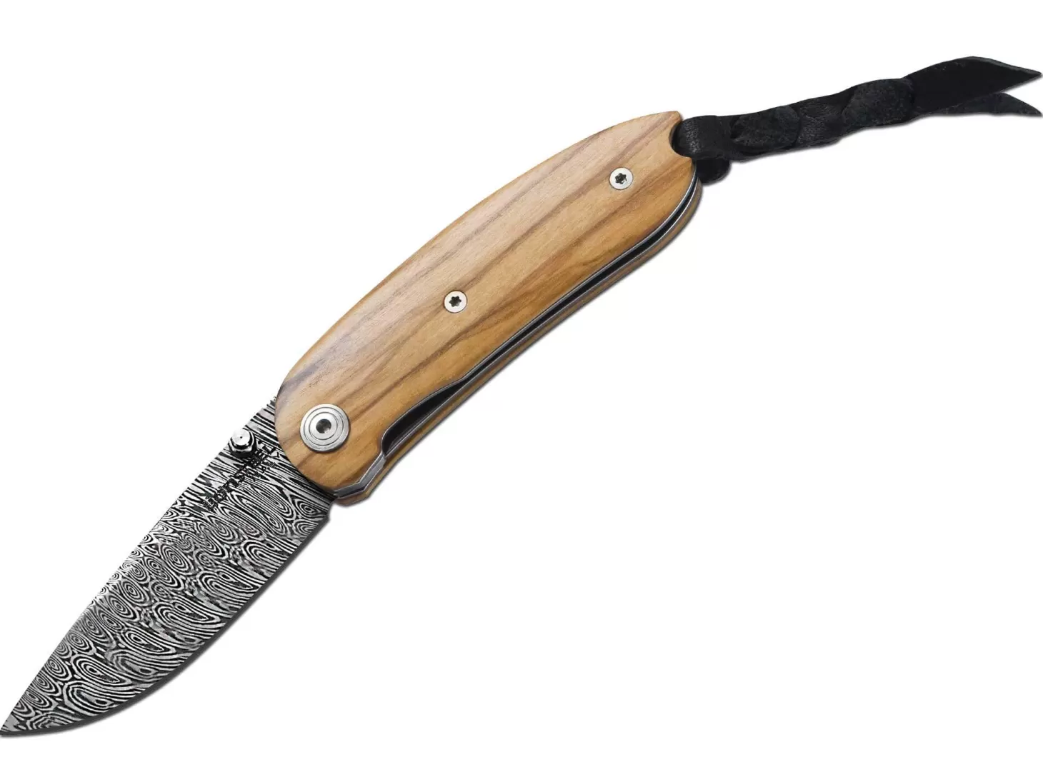 Clearance Mini Damast Olive Sammlermesser