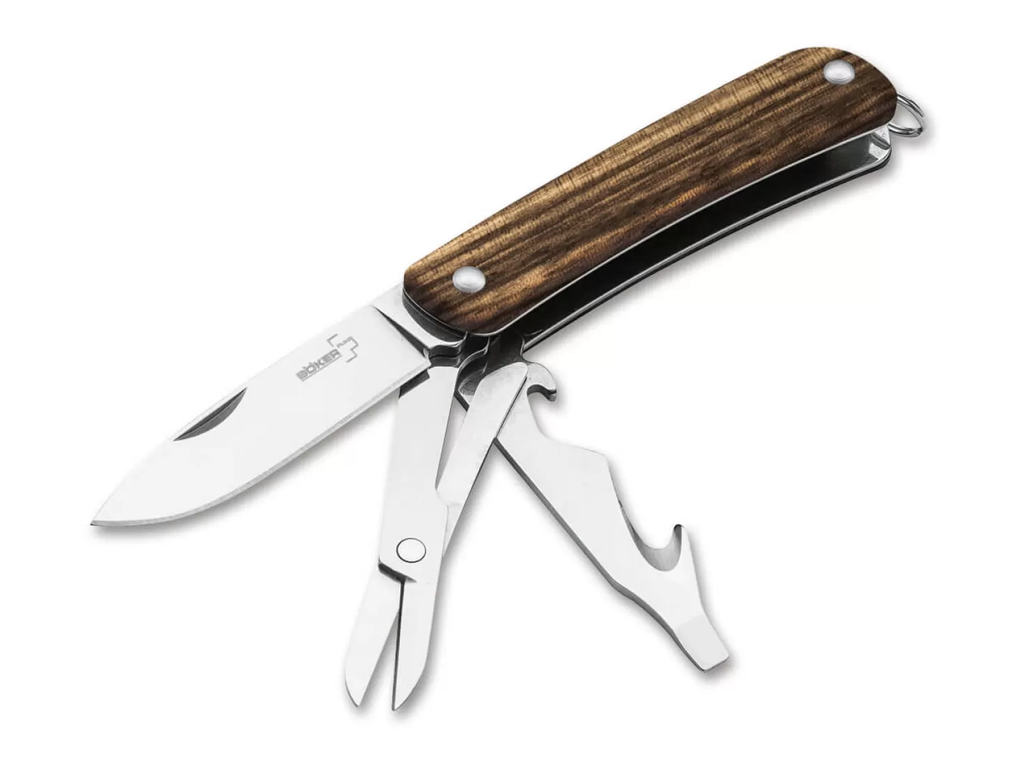 Fashion Mini Tech Tool Zebrawood 4 Multifunktionsmesser