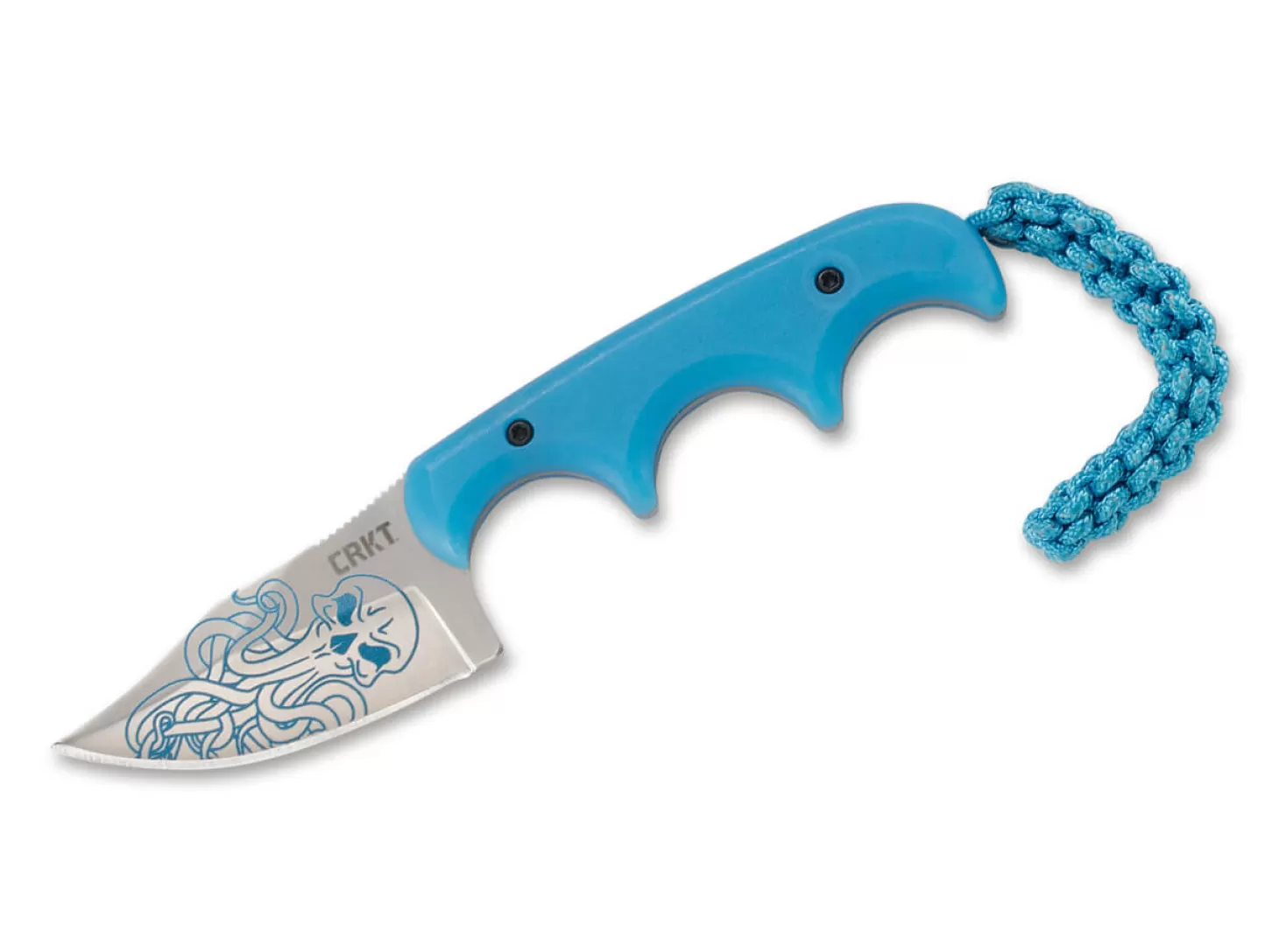 Discount Minimalist Bowie Cthulhu Blue Neck Knives
