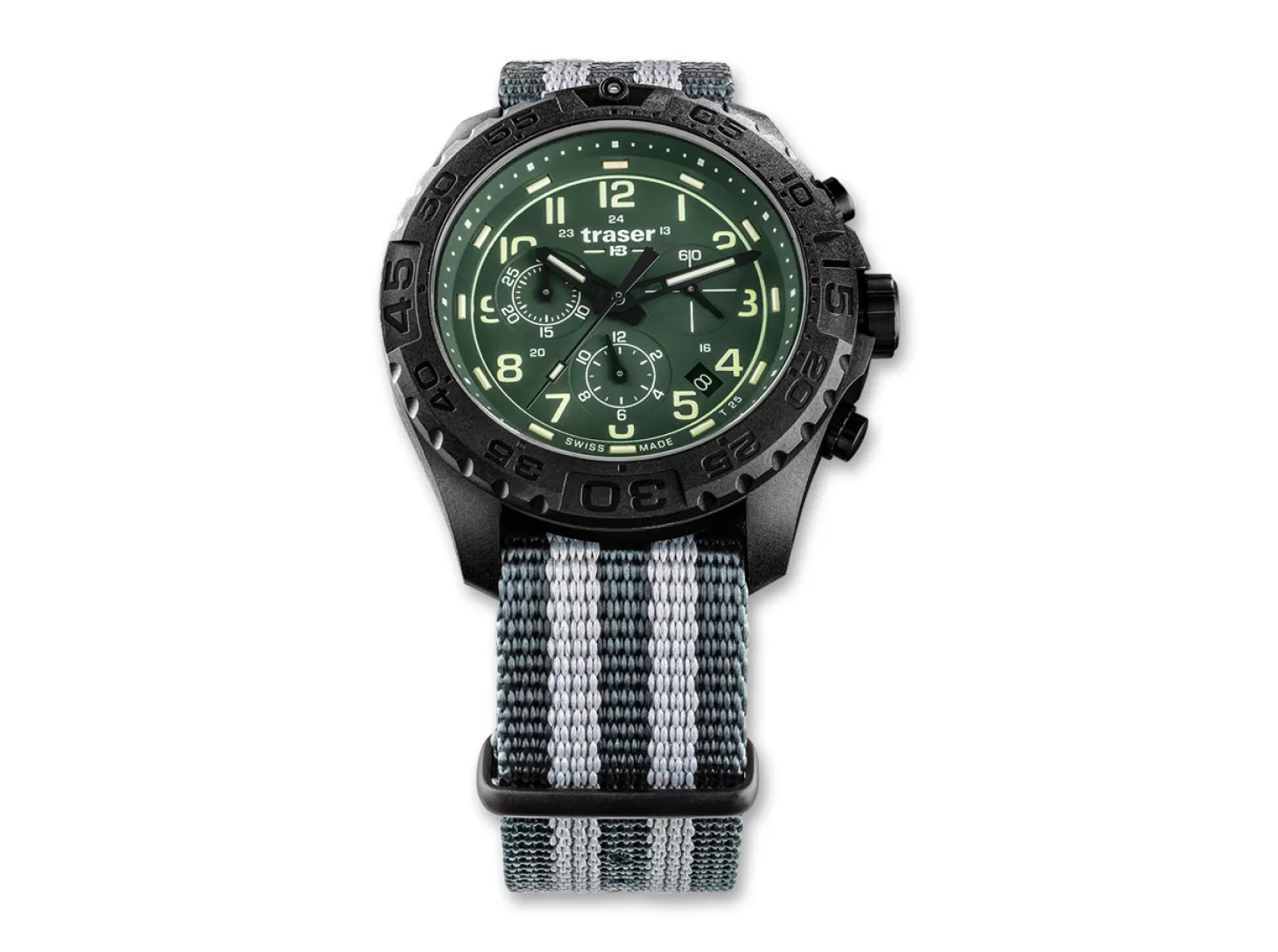 Online P96 OdP Evolution Chrono Green Nato Einsatzuhren