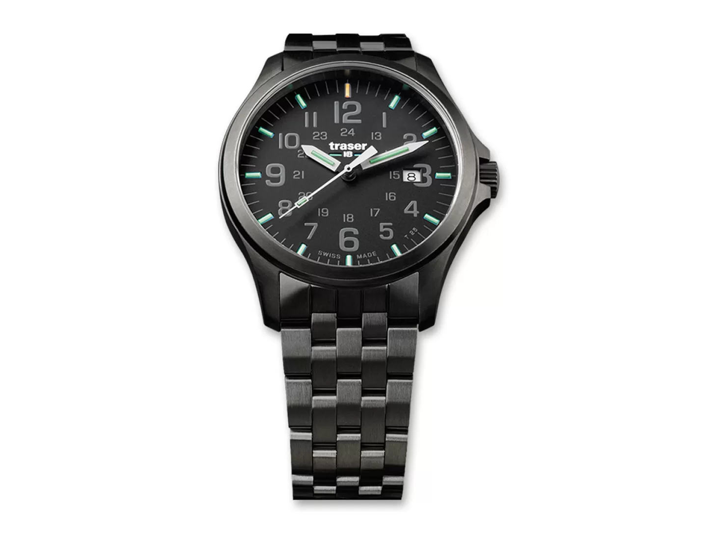 Shop P67 Officer Pro Gunmetal Black Stahl Einsatzuhren