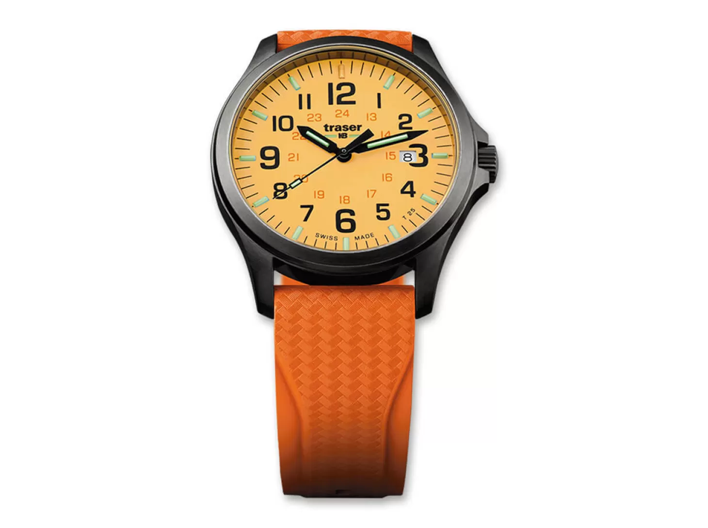 Shop P67 Officer Pro Gunmetal Kautschuk Einsatzuhren