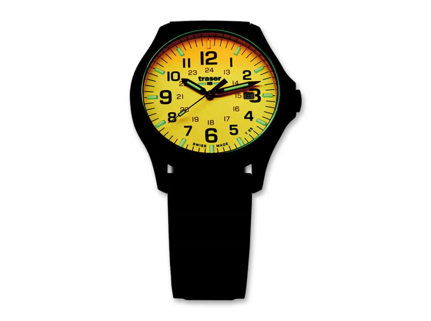 Shop P67 Officer Pro Gunmetal Kautschuk Einsatzuhren