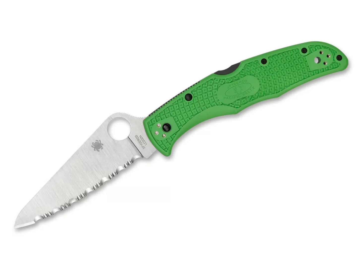 Outlet Pacific Salt 2 Green Serrated Seglermesser