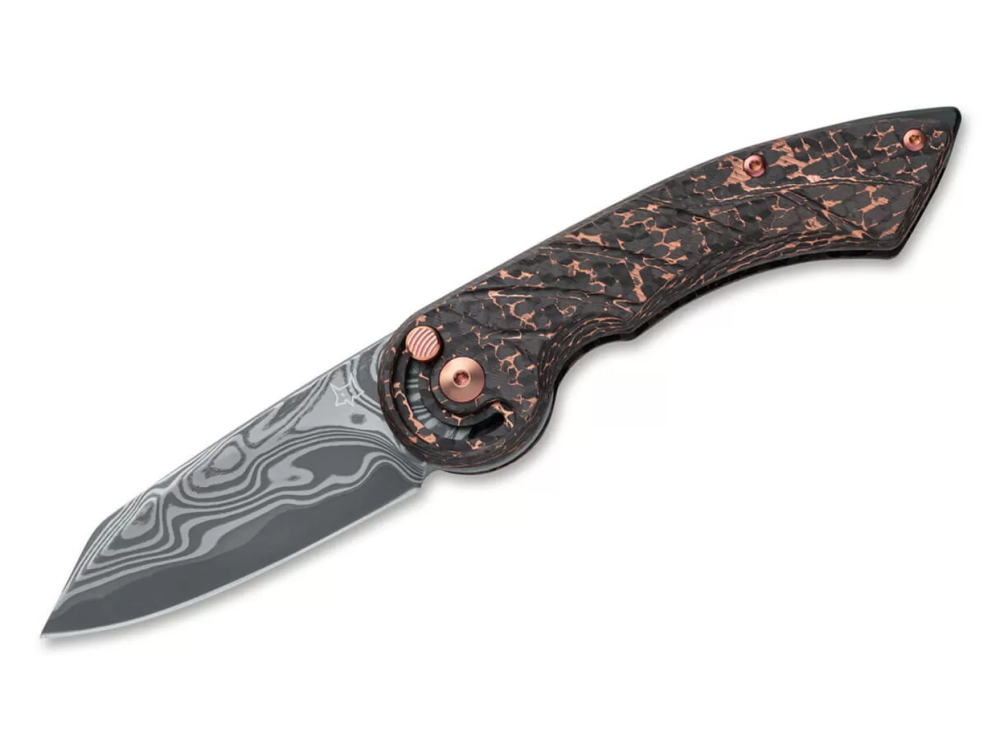 Outlet Radius Damascus Space Coral CF LTD Sammlermesser