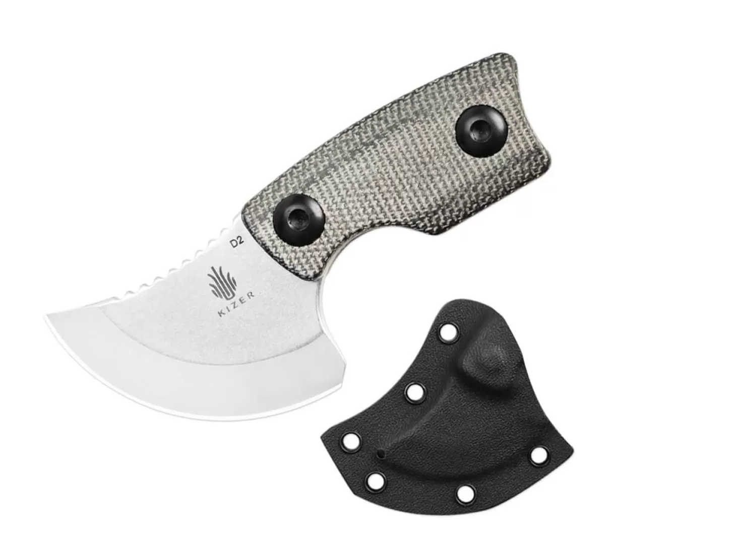Flash Sale Rocker D2 Micarta Green EDC-Messer