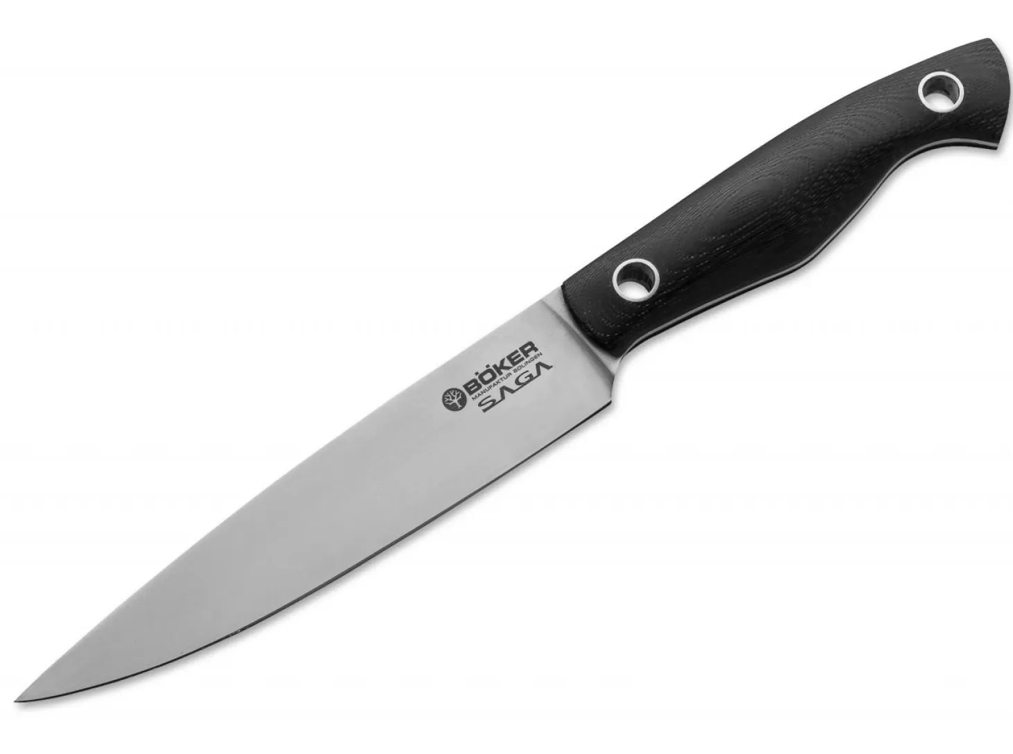 New Saga Allzweckmesser G10 Satin Universalmesser