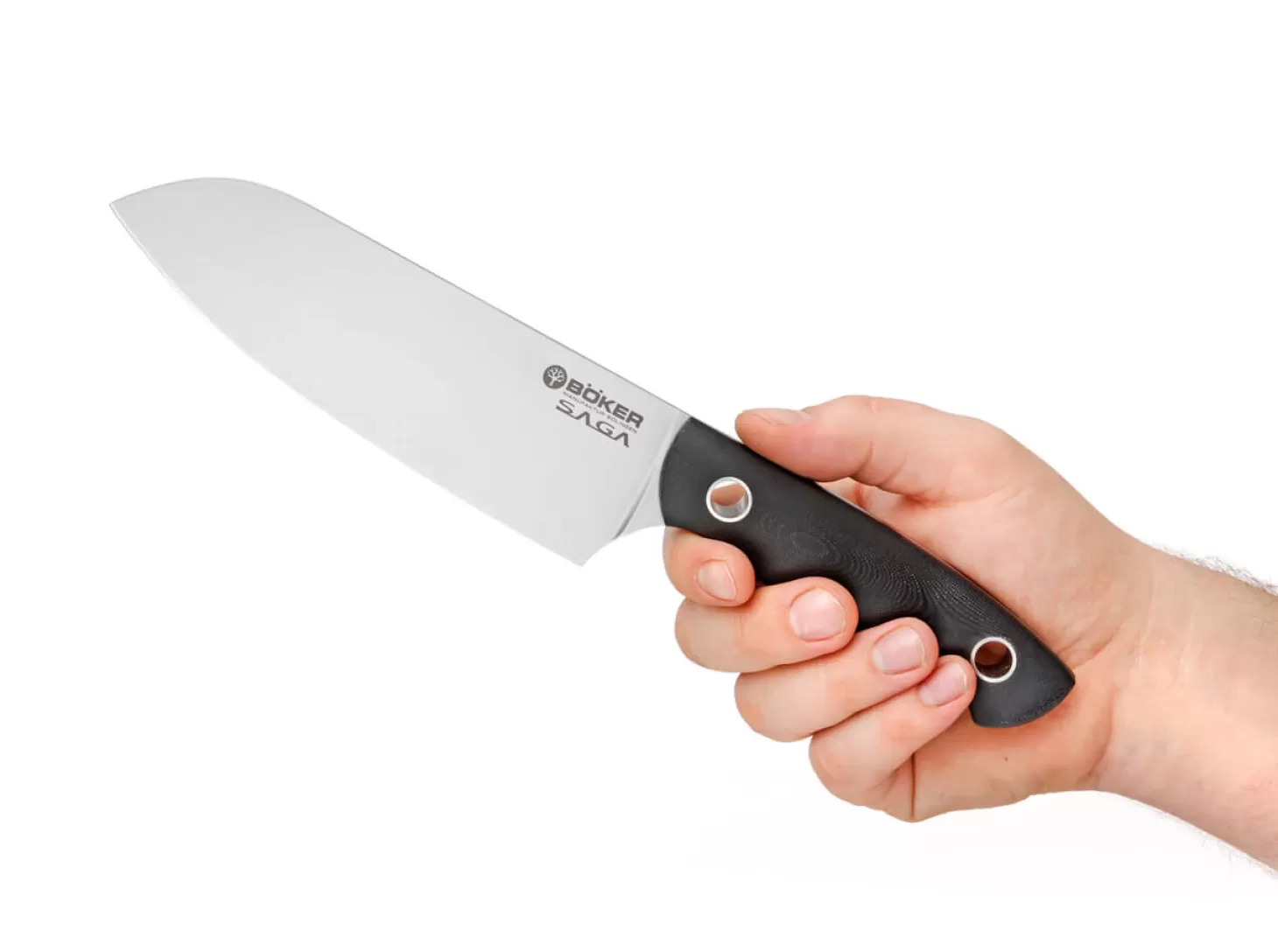 Online Saga Santoku G10 Satin Santokumesser