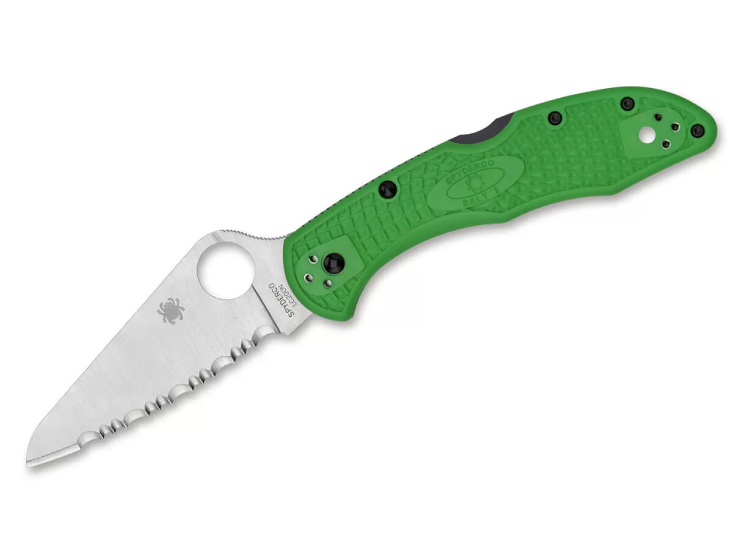 Flash Sale Salt 2 Serrated LC200N Green Seglermesser