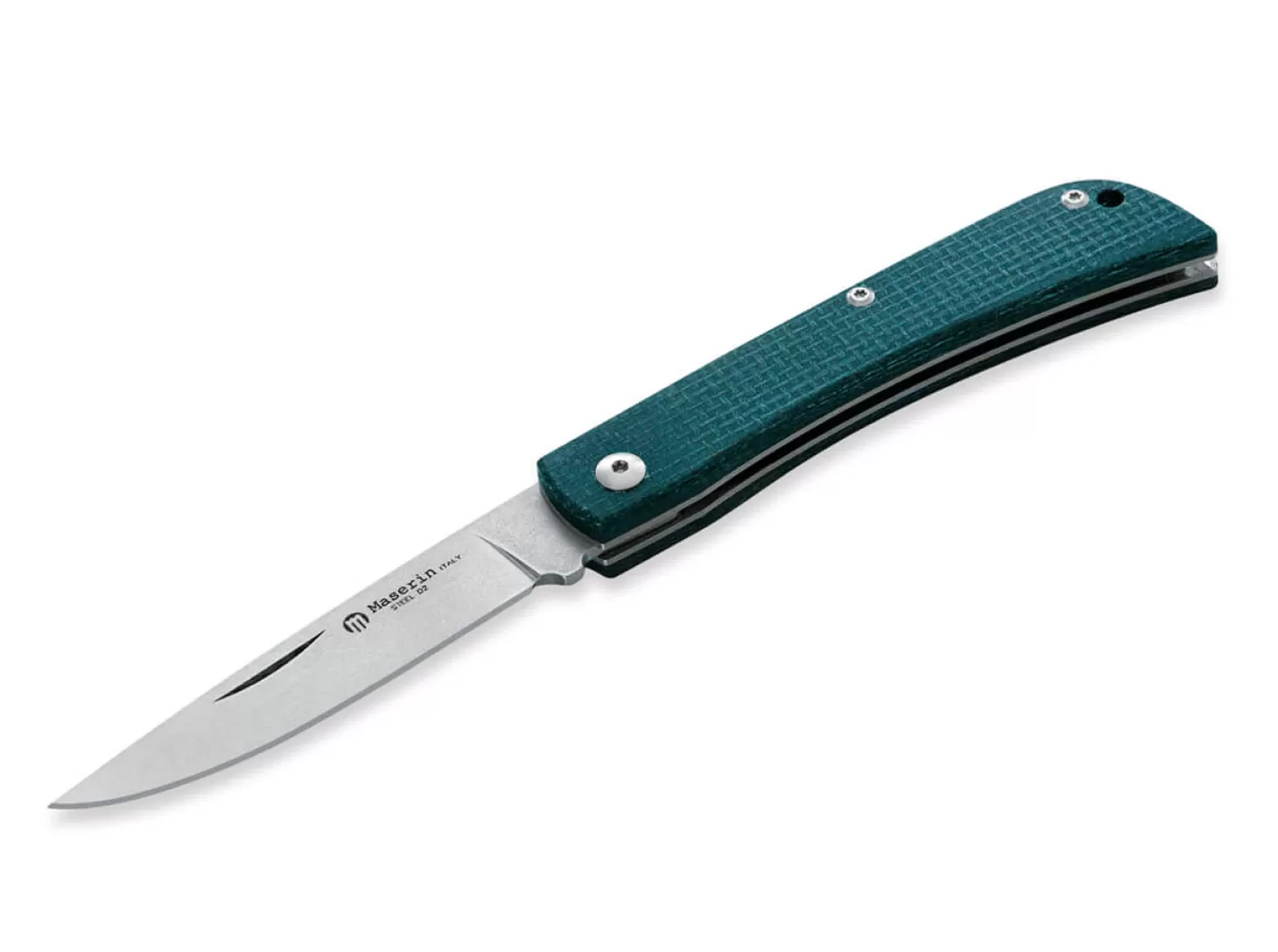 Outlet Scout 163 Blue Micarta Slipjoint-Messer