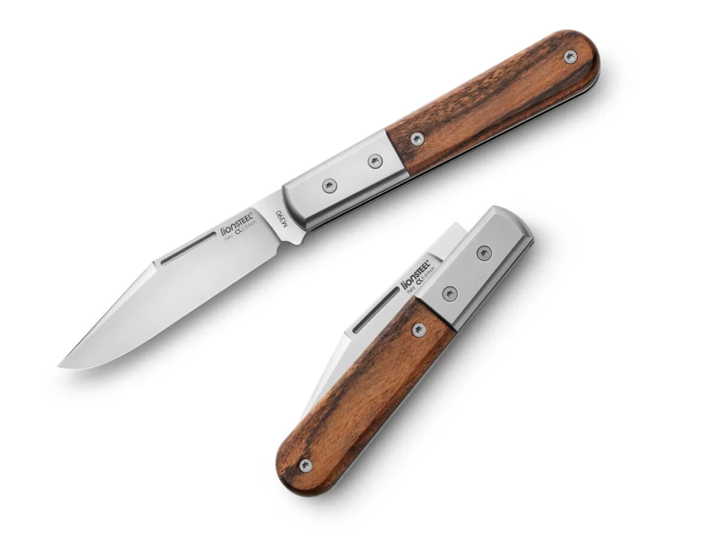 Outlet Shuffler Barlow Santos Wood Slipjoint-Messer